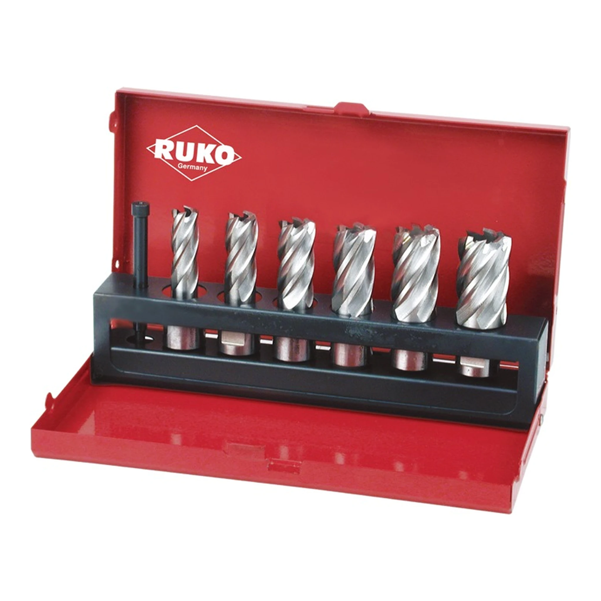 RUKO | Kernbohrer-Satz | 7 teilig Ø 12-14-16-18-20-22 mm HSS