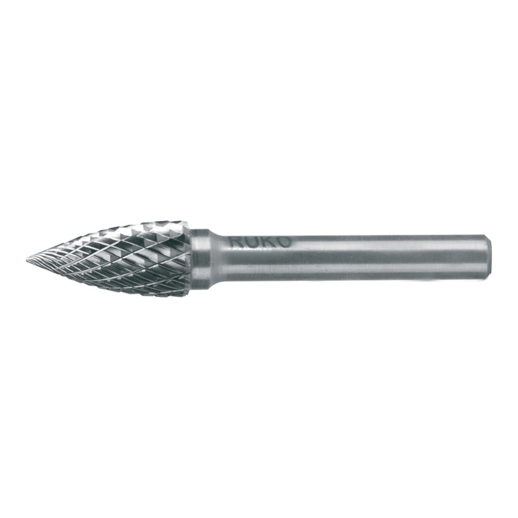 RUKO | Frässtift SPG | Ø 10 mm Kopflänge 20 mm Schaft-Ø 6 mm Hartmetall Blank