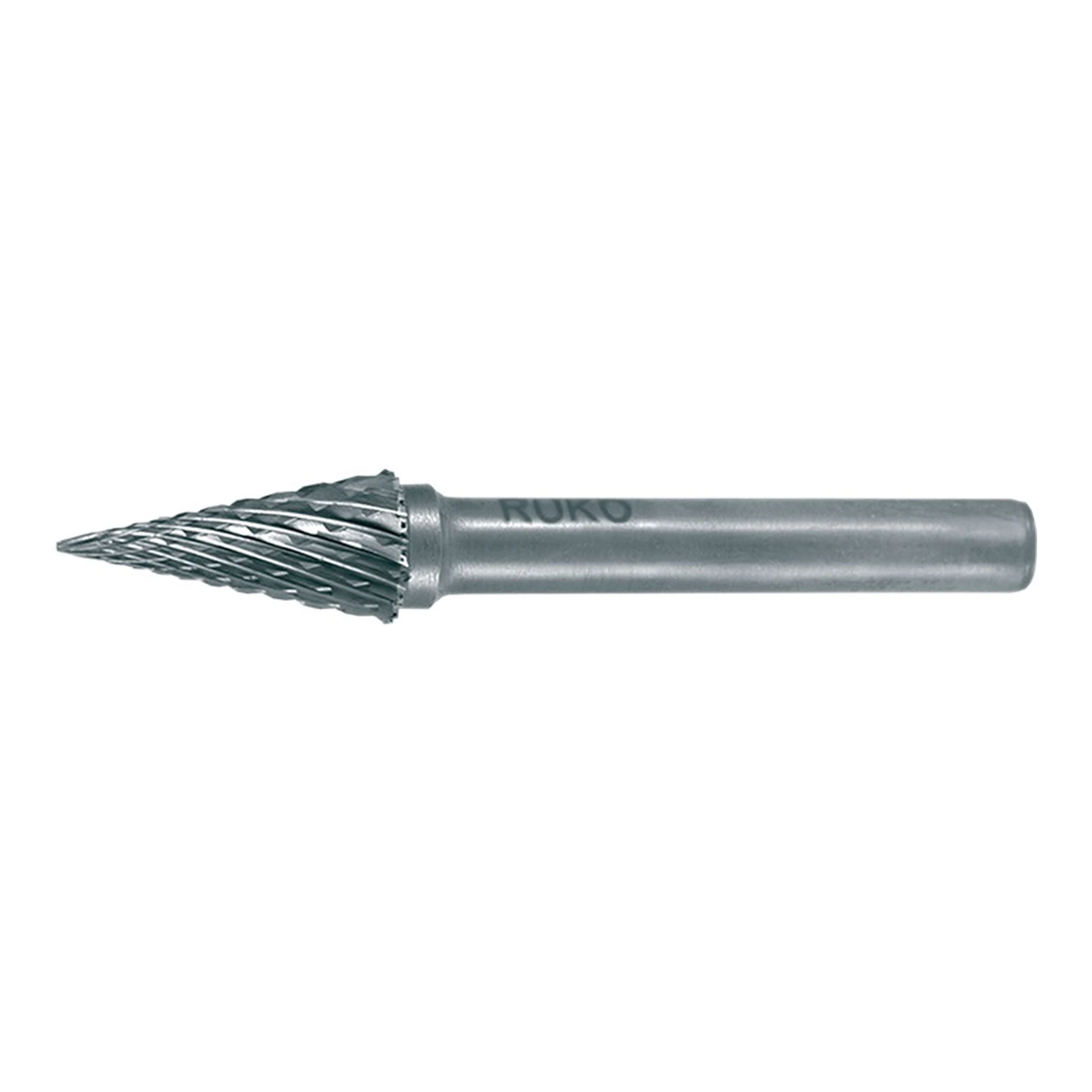 RUKO | Frässtift SKM | Ø 10 mm Kopflänge 20 mm Schaft-Ø 6 mm Hartmetall Blank