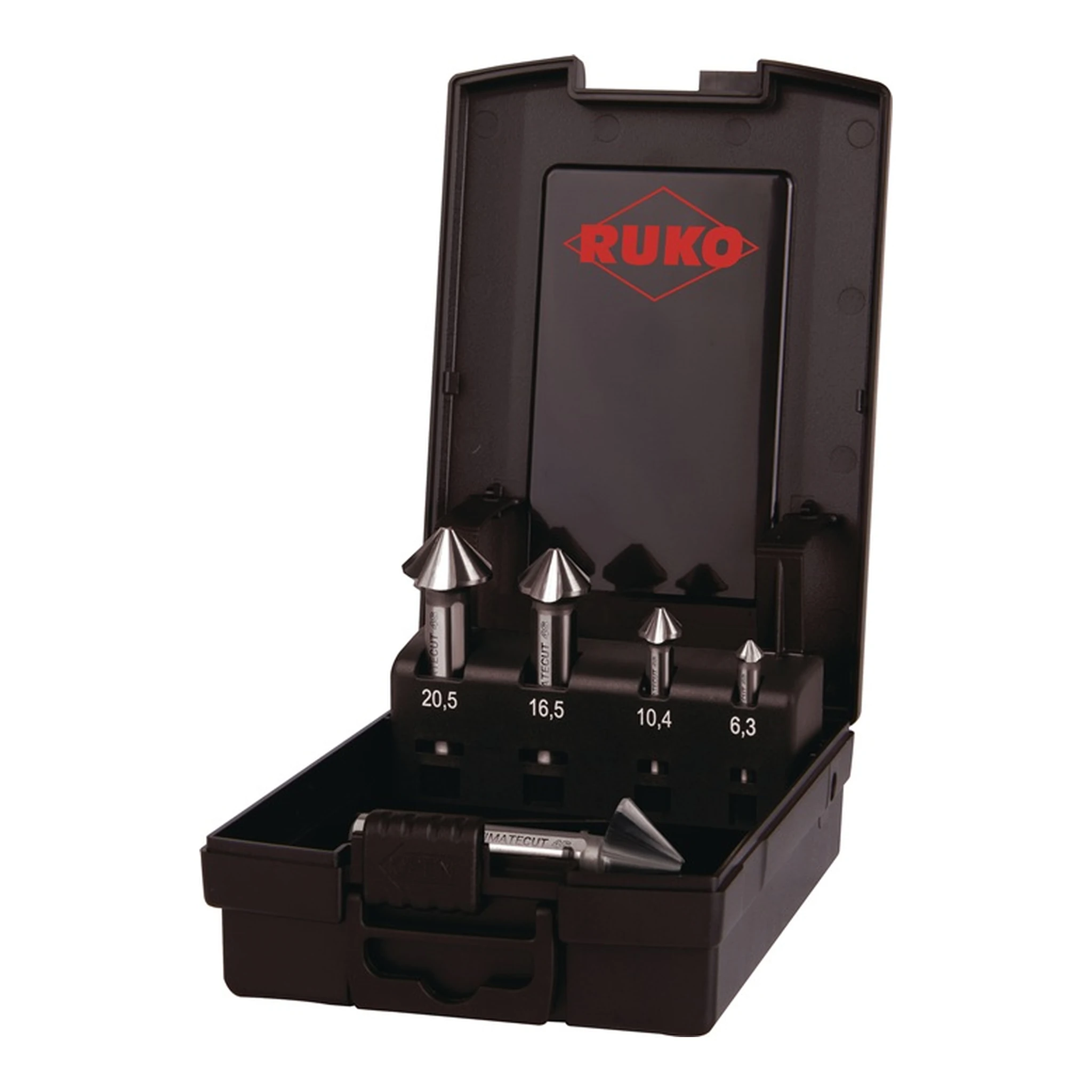 RUKO | Kegelsenker-Satz 90 ° ULTIMATECUT 4S | 6,3-25 mm HSS