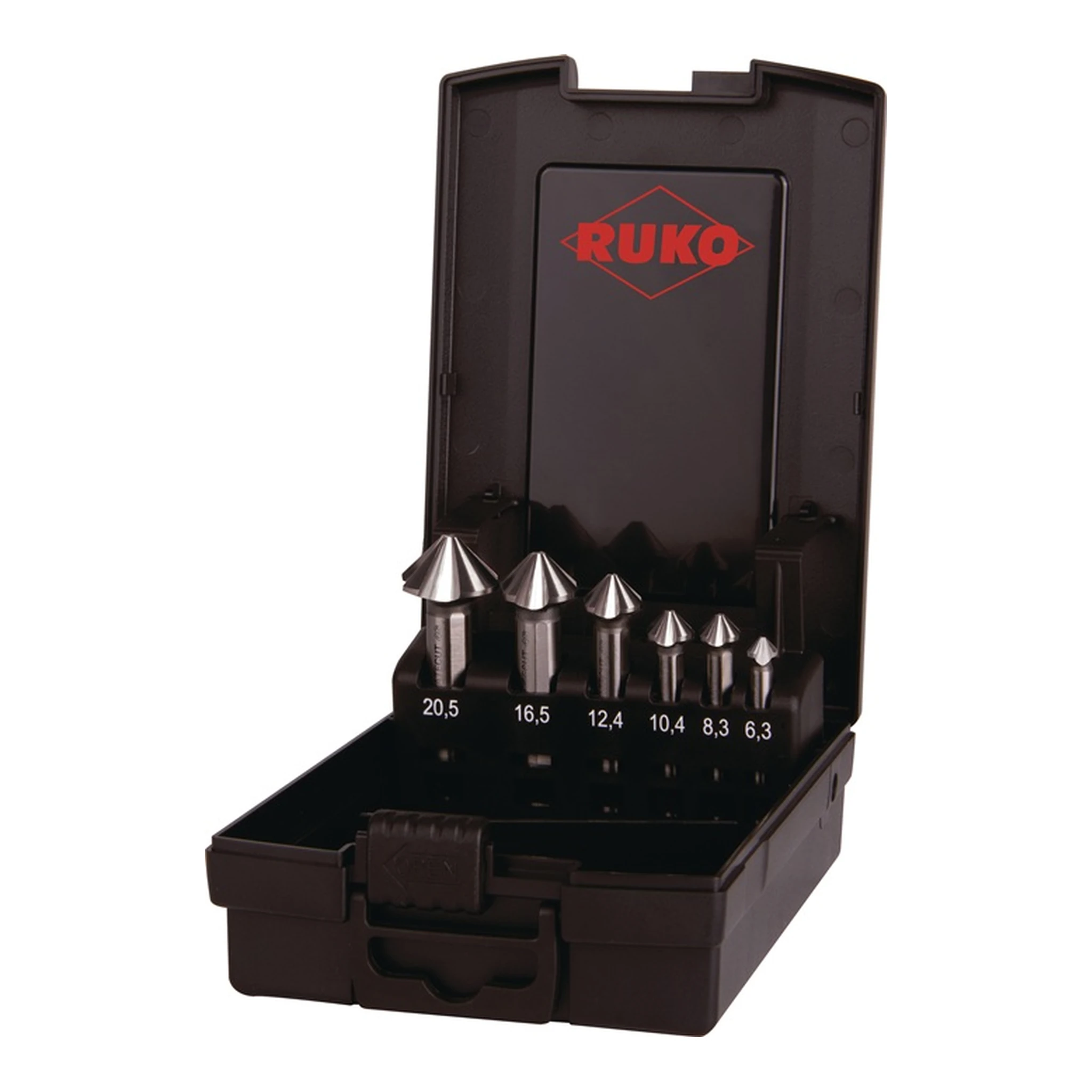 RUKO | Kegelsenker-Satz 90 ° ULTIMATECUT 4S | 6,3-20,5 mm HSS-Co5