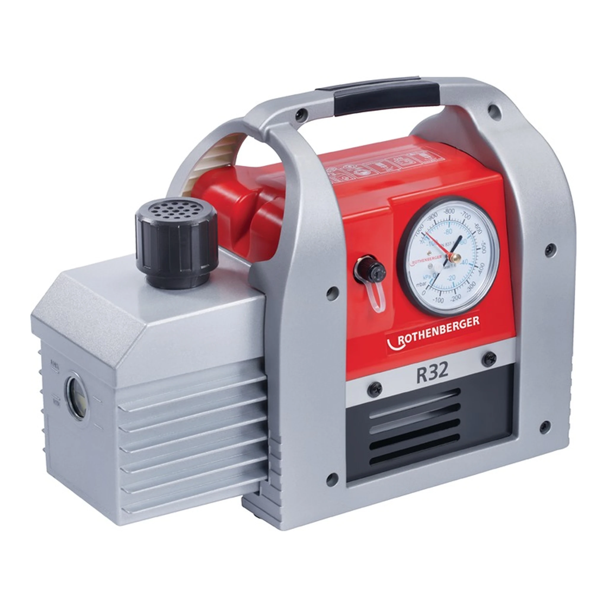 ROTHENBERGER | Vakuumpumpe ROAIRVAC R32 6.0 | Fördermenge 170 l/min 17,3 kg 220-240 V