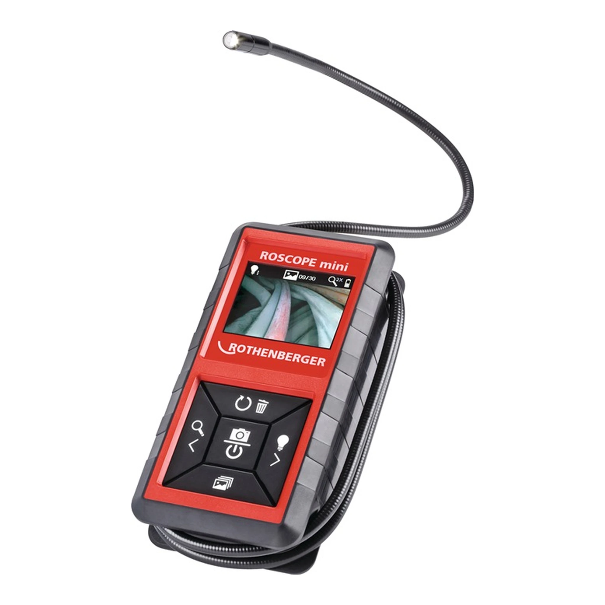 ROTHENBERGER | Akku-Inspektionskamera ROSCOPE®mini | 2 ″ 320 x 240 8,5 mm
