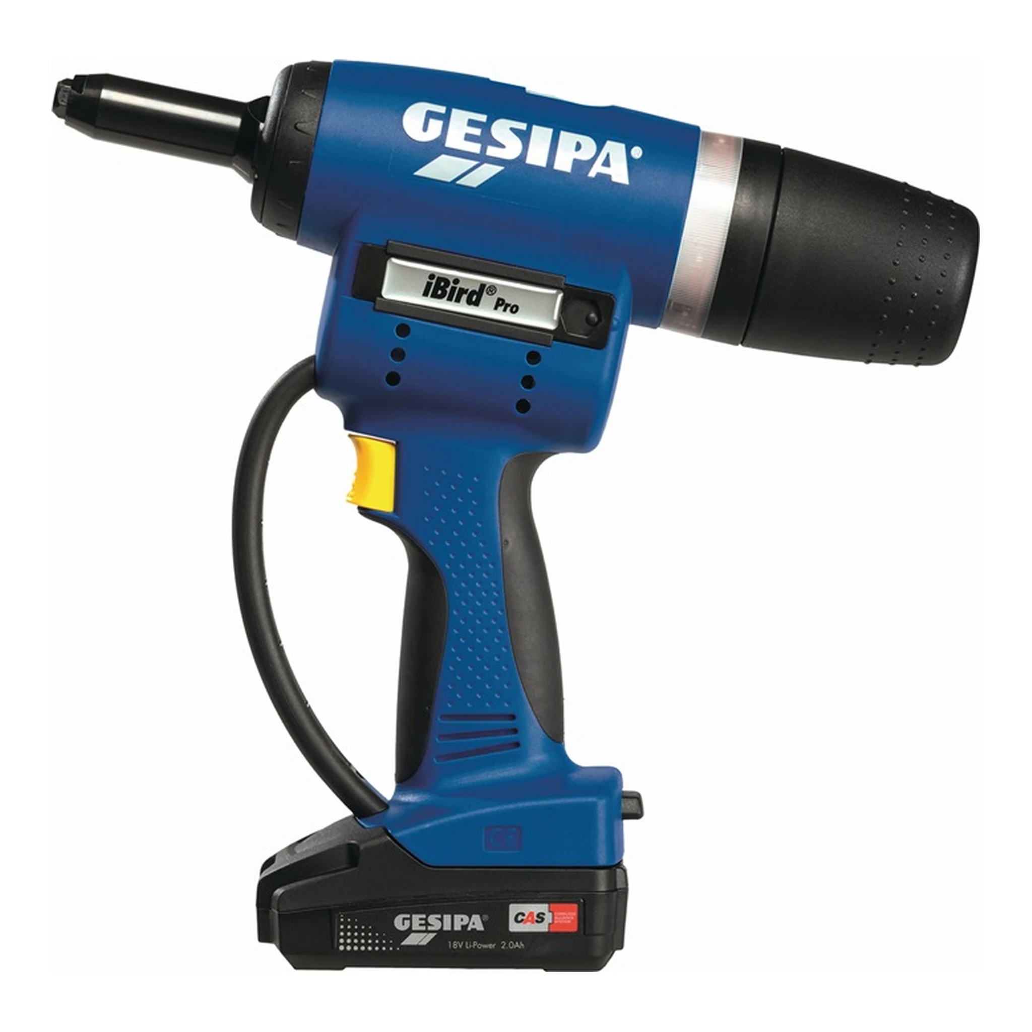 GESIPA | Akku-Blindnietsetzgerät iBird® Pro | 8-teilig 20000 N