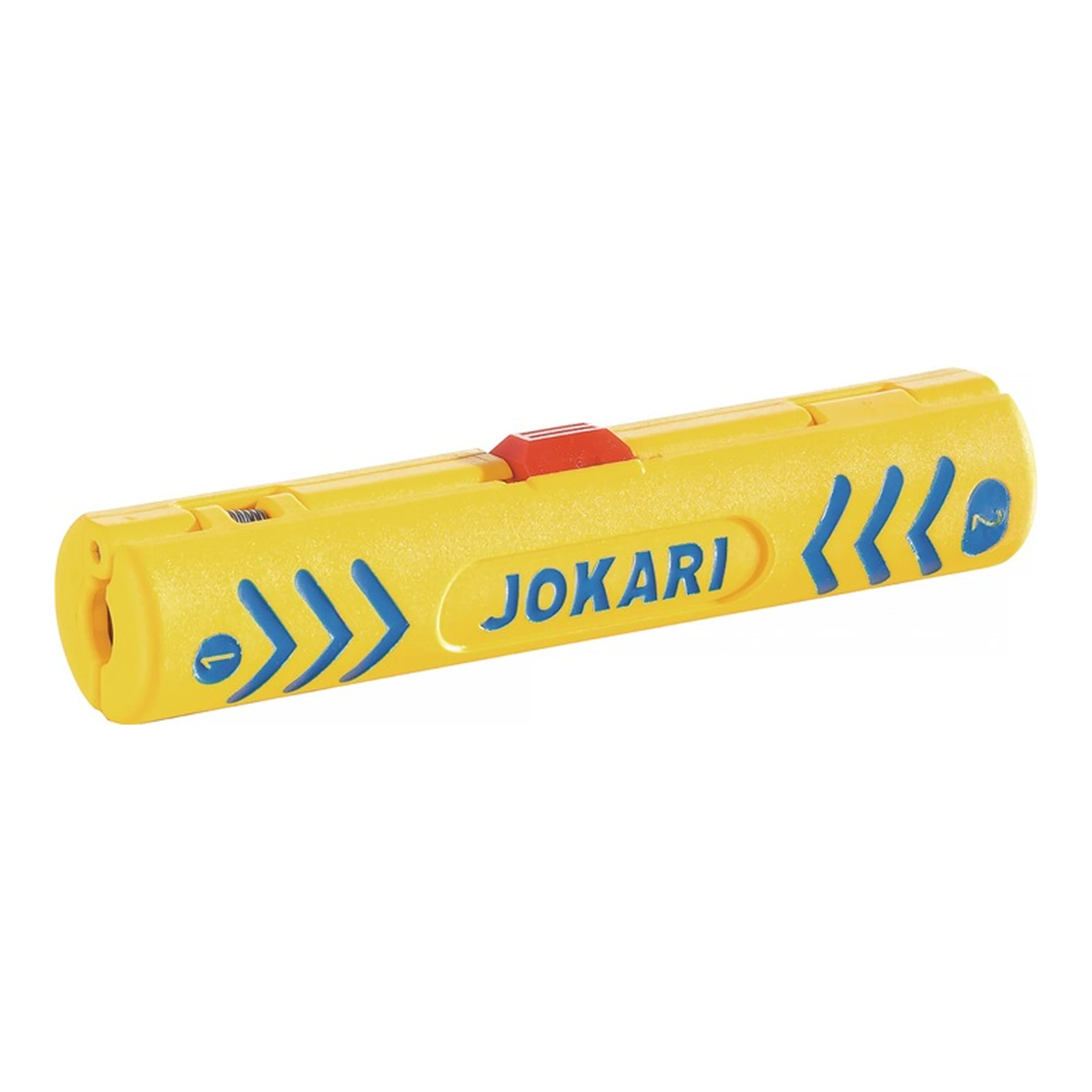 JOKARI | Abmantelungswerkzeug Secura Coaxi No. 1 | Gesamtlänge 100 mm Arbeitsbereich Ø 4,8 - 7,5 mm