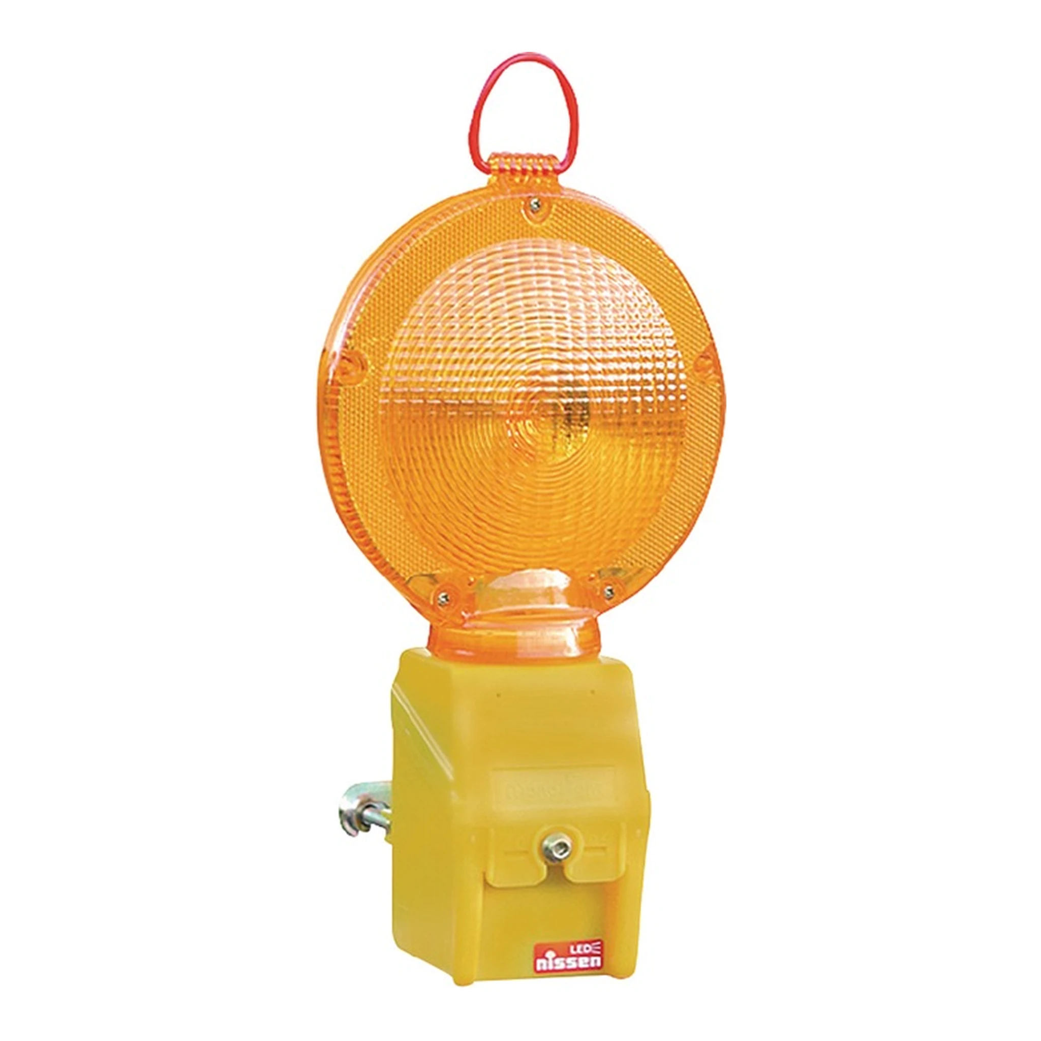 NISSEN | Baustellenwarnleuchte MonoLight LED | rot Leuchtenkopf drehbar