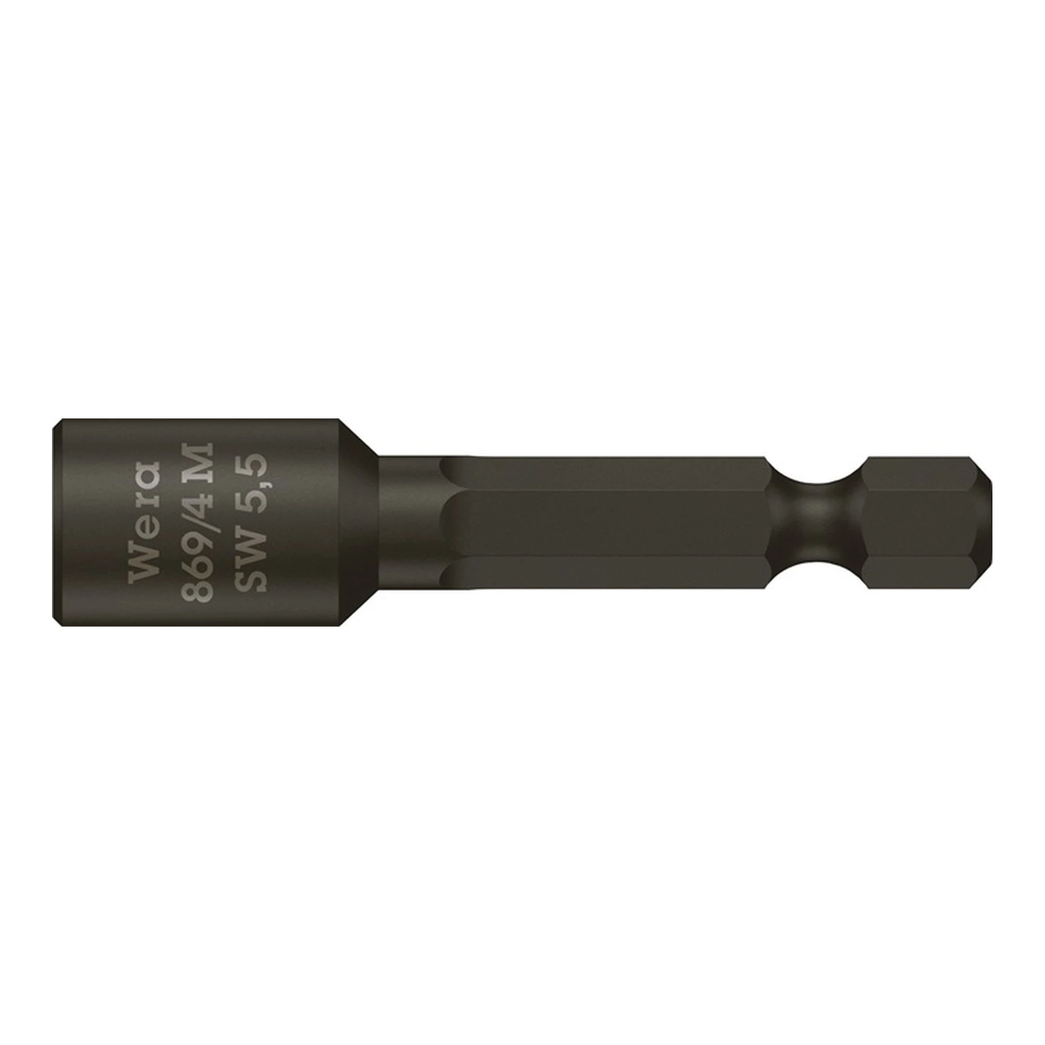 WERA | Steckschlüsseleinsatz 869/4M | mit 6-Kant-Antrieb Schlüsselweite 5,5 mm