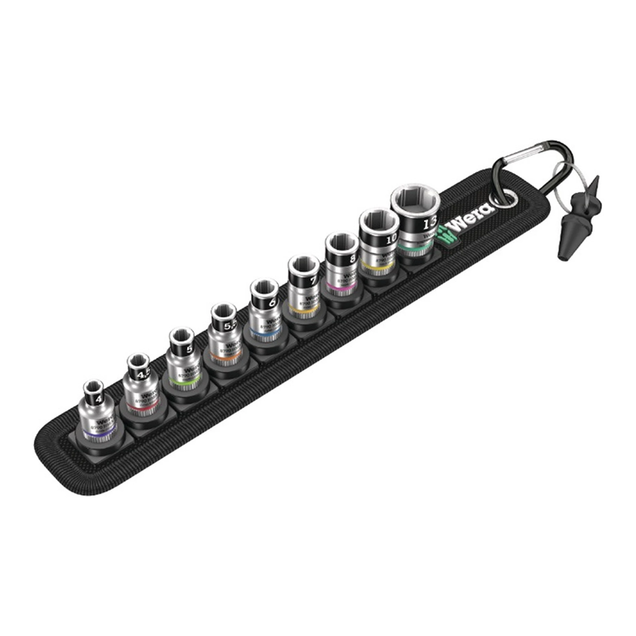 WERA | Steckschlüssel-Satz Belt 1 | 10-teilig 1/4 ″
