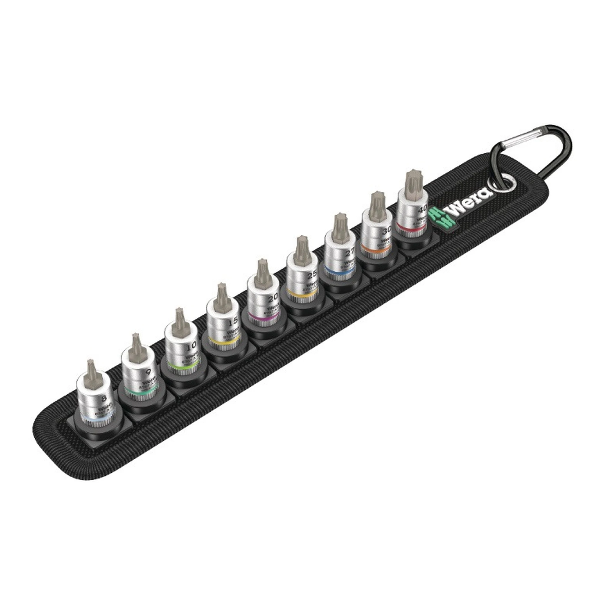 WERA | Steckschlüssel-Satz Belt 3 | 9-teilig 1/4 ″