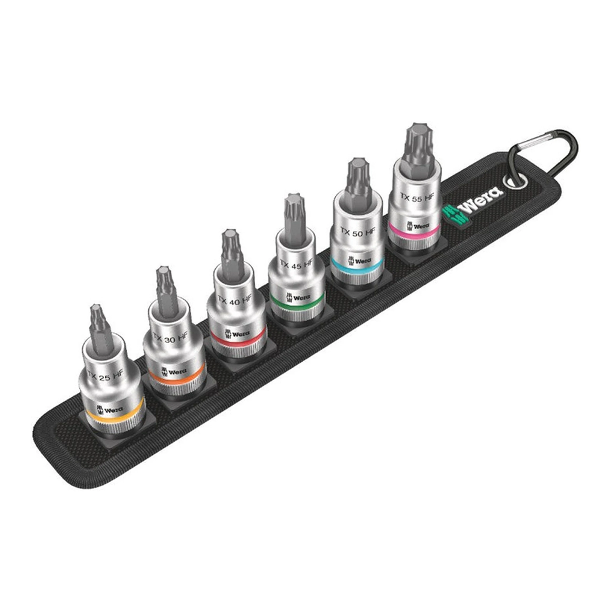 WERA | Steckschlüssel-Satz Belt C 3 TORX® HF Zyklop | 6-teilig 1/2 ″