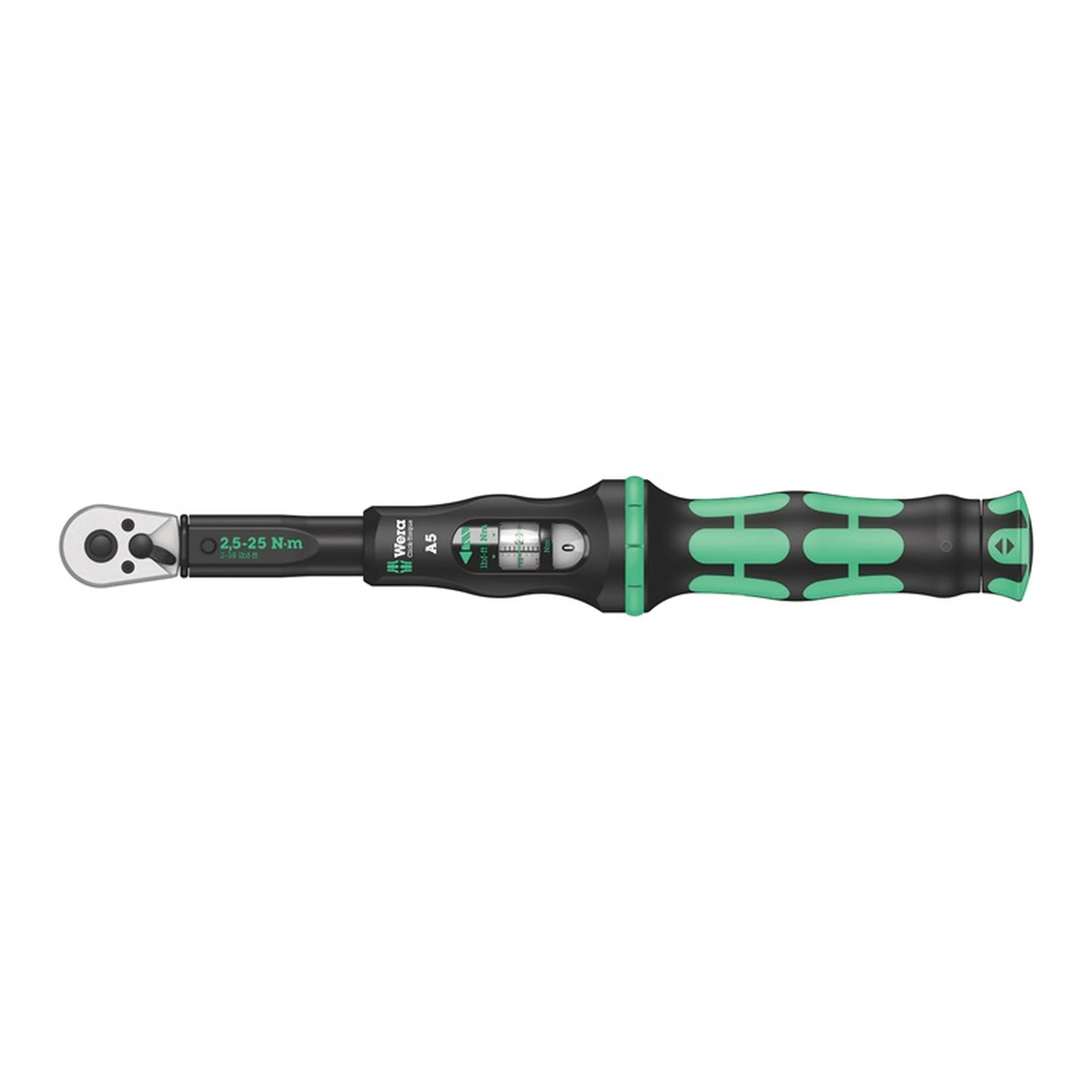 WERA | Drehmomentschlüssel Click-Torque A 5 | 1/4 ″ 2,5 - 25 Nm