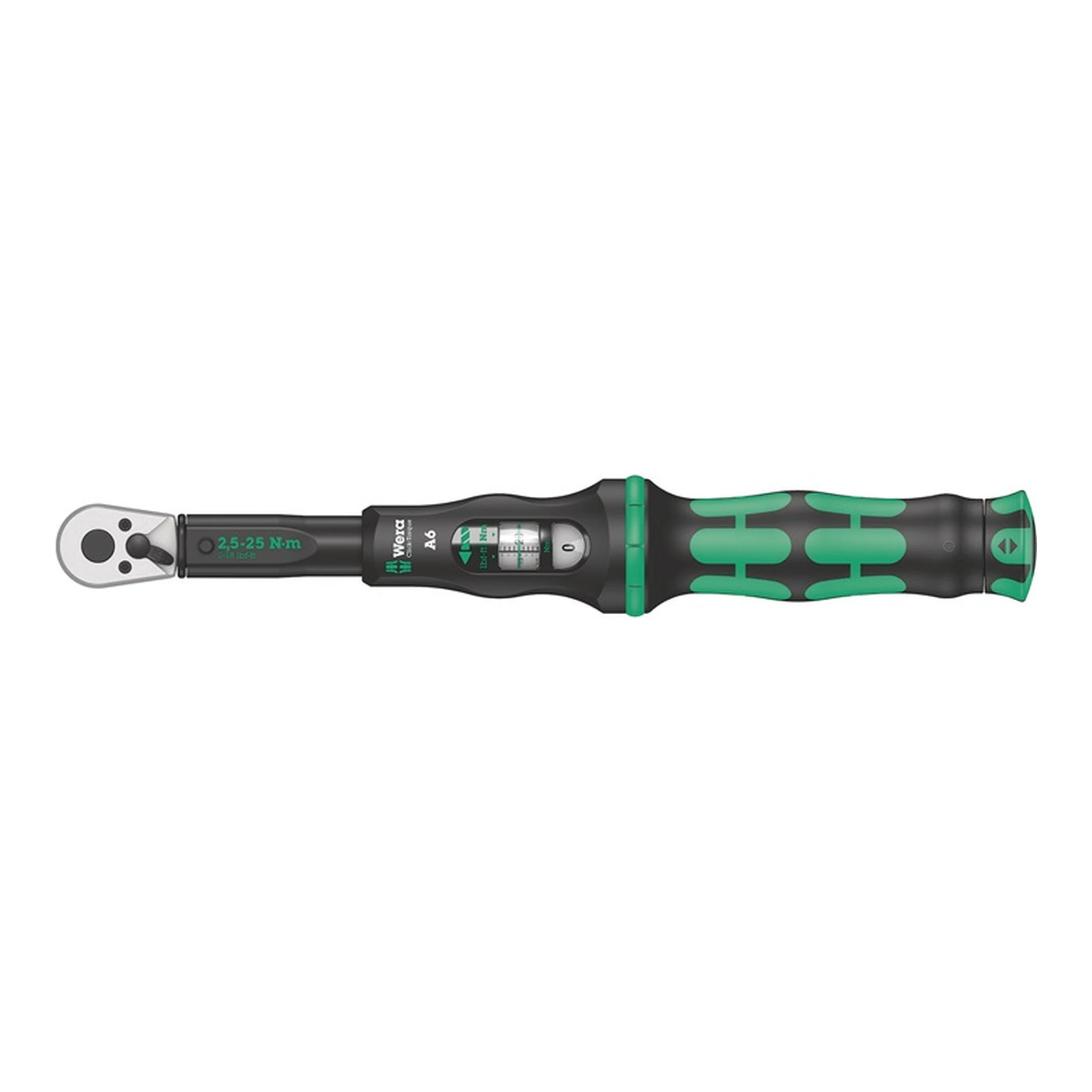 WERA | Drehmomentschlüssel Click-Torque A 6 | 1/4 ″ 2,5 - 25 Nm