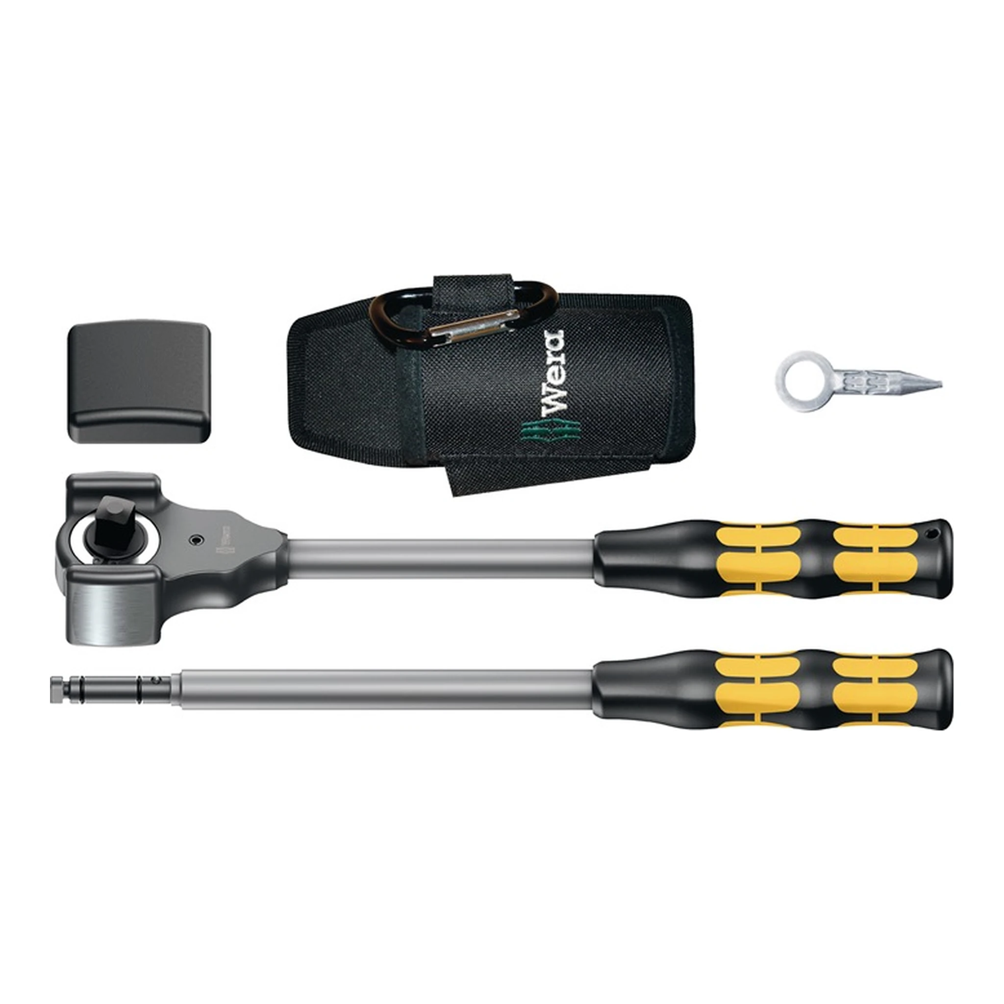 WERA | Durchsteckknarre 8002 C Koloss All Inclusive Set | 1/2 ″ 30 Zähne