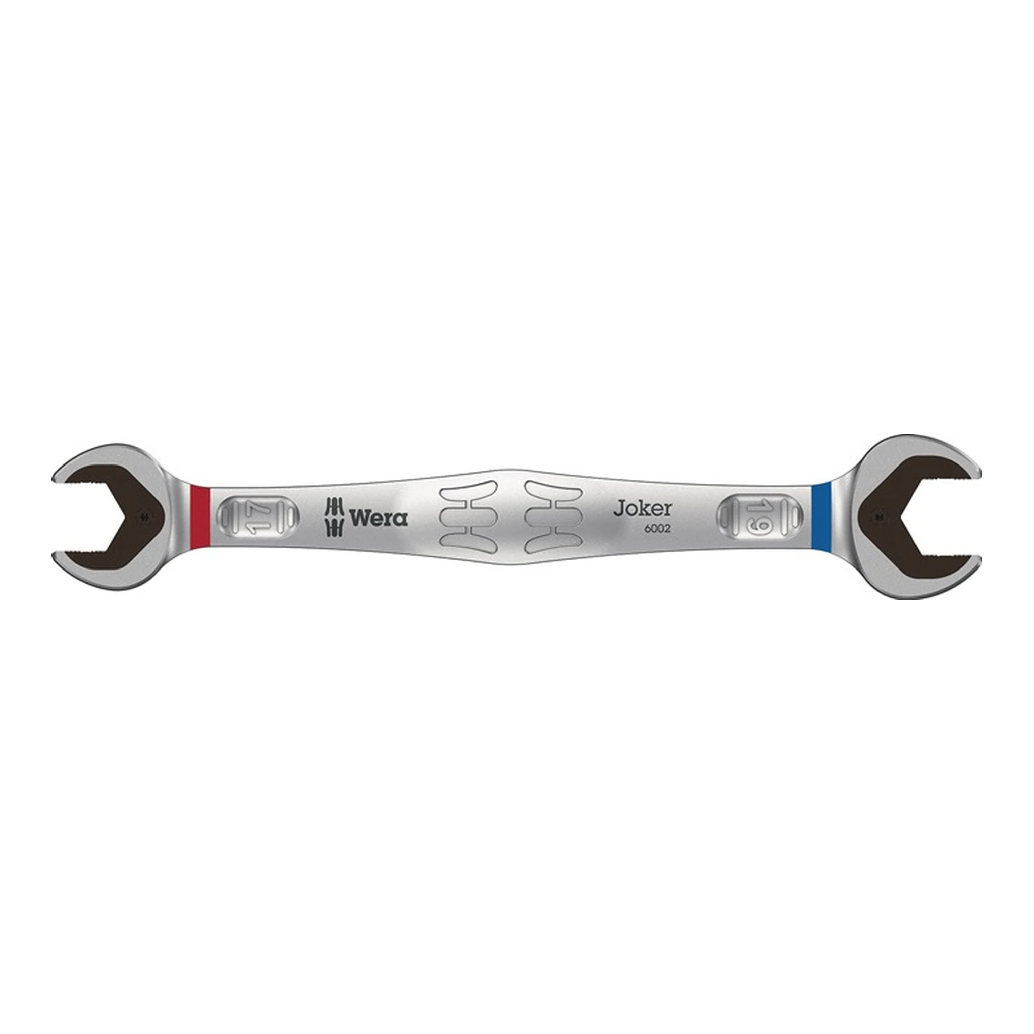 WERA | Doppelmaulschlüssel 6002 Joker | 17 x 19 mm Länge 235 mm matt verchromt