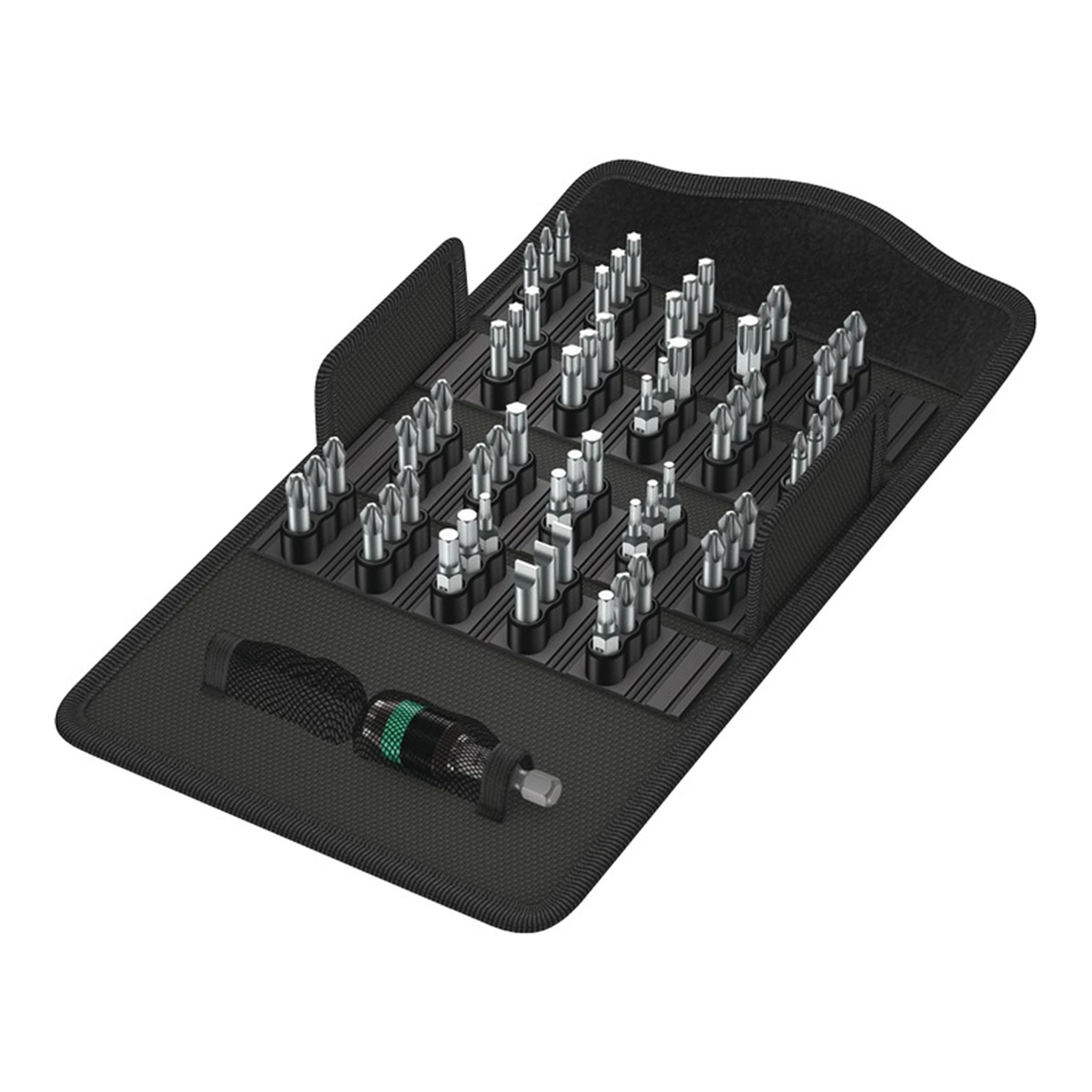 WERA | Bitsortiment Bit-Safe 61 Universal 1 | 61-teilig Schlitz/PH/PZD/TX/6Kt.
