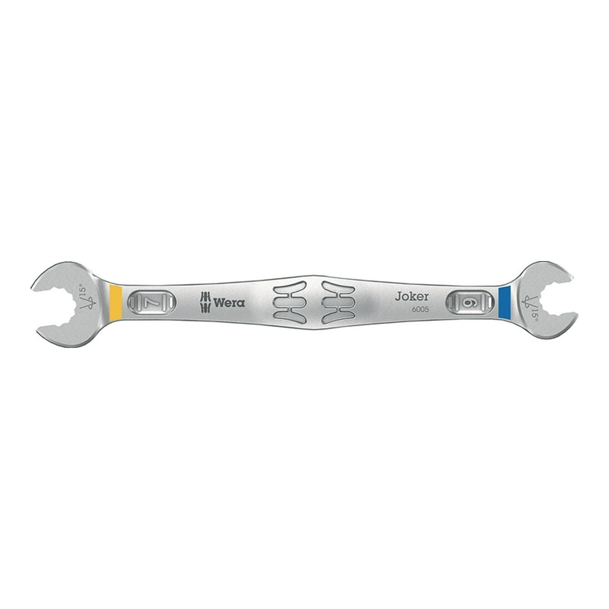 WERA | Doppelmaulschlüssel Joker 6005 | 6 x 7 mm Länge 112 mm