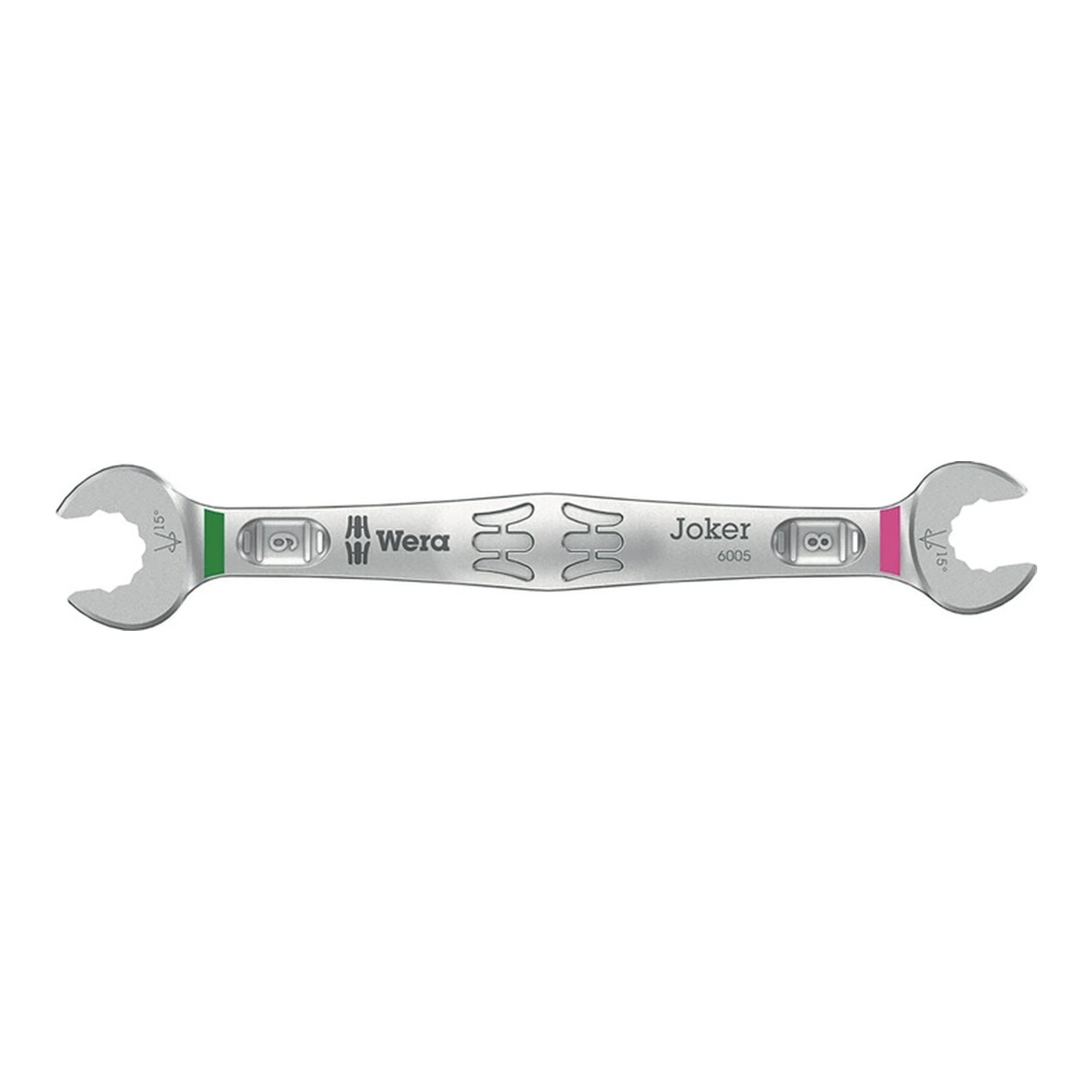 WERA | Doppelmaulschlüssel Joker 6005 | 8 x 9 mm Länge 123 mm