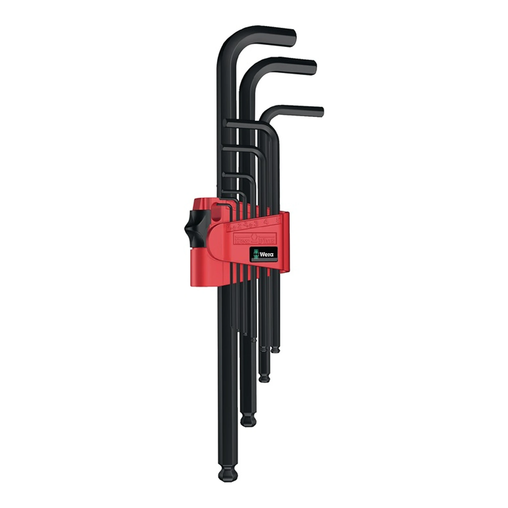 WERA | Winkelschraubendreher-Satz 950 PKL/9 BM N | 9-teilig Kunststoffhalter SW 1,5 - 10 mm