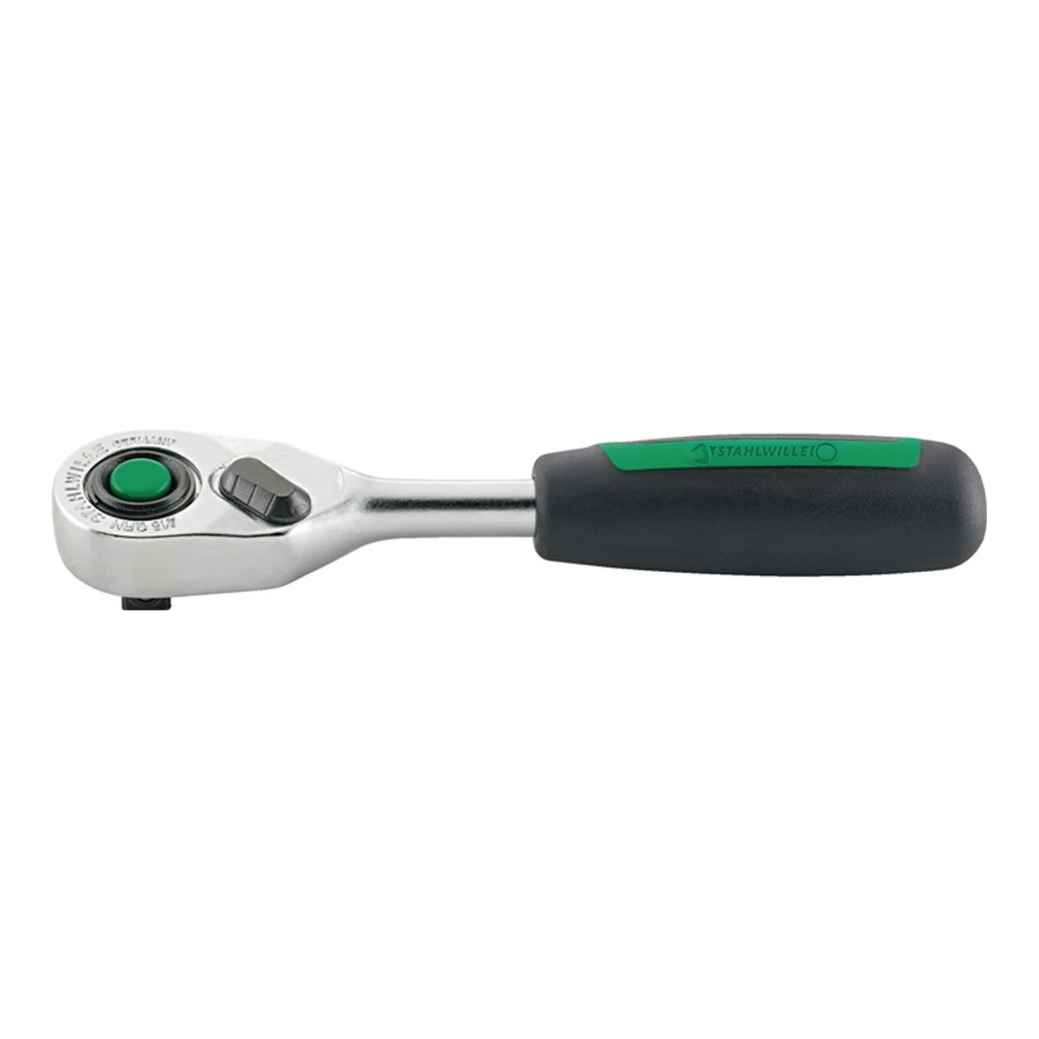 STAHLWILLE | Hebelumschaltknarre 415QR N | 1/4 ″ 80 Zähne Umschalthebel