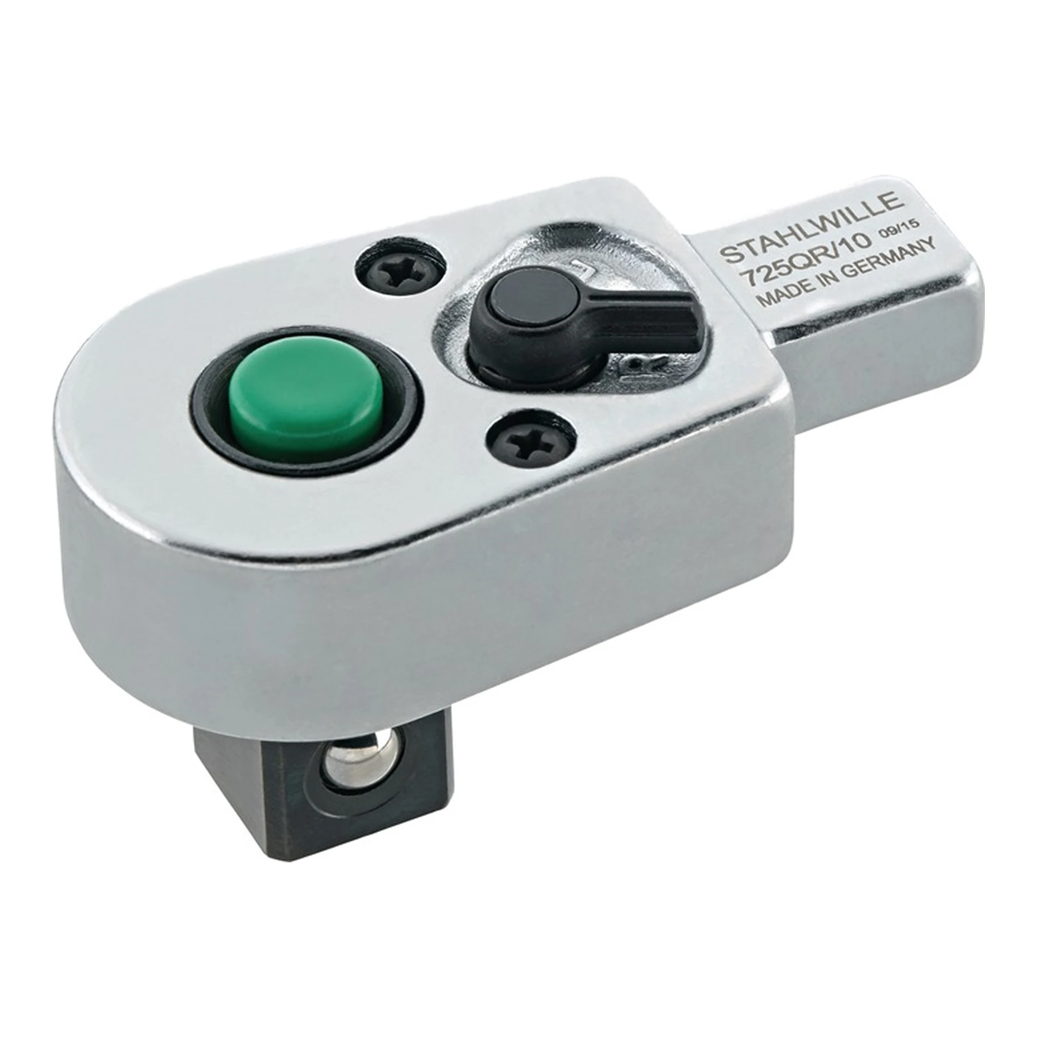 STAHLWILLE | Einsteck-Hebelumschaltknarre 725QR/ 4 | 1/4 ″ 9 x 12 mm Chrom-Alloy-Stahl