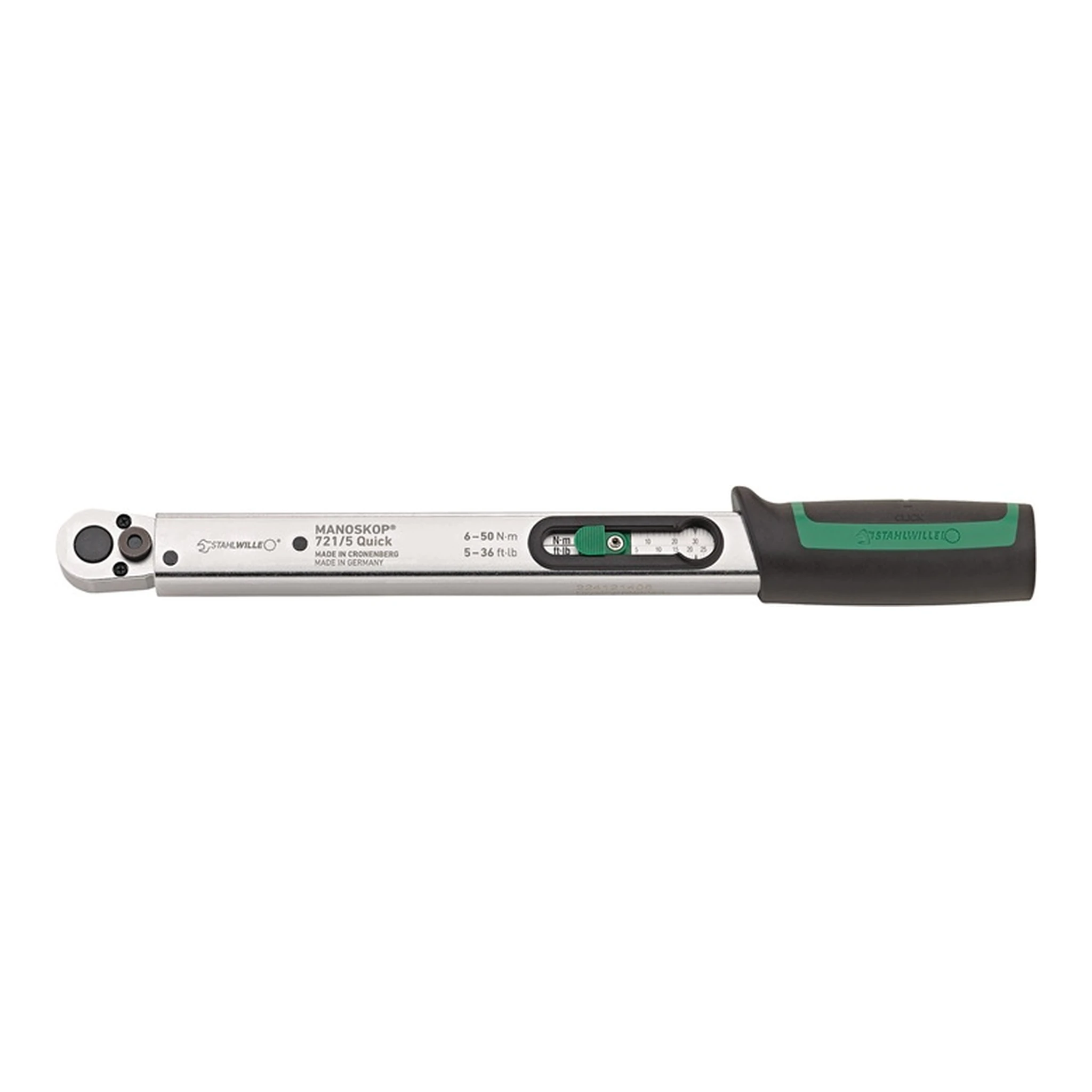 STAHLWILLE | Drehmomentschlüssel 721/5 Quick | 3/8 ″ 6 - 50 Nm