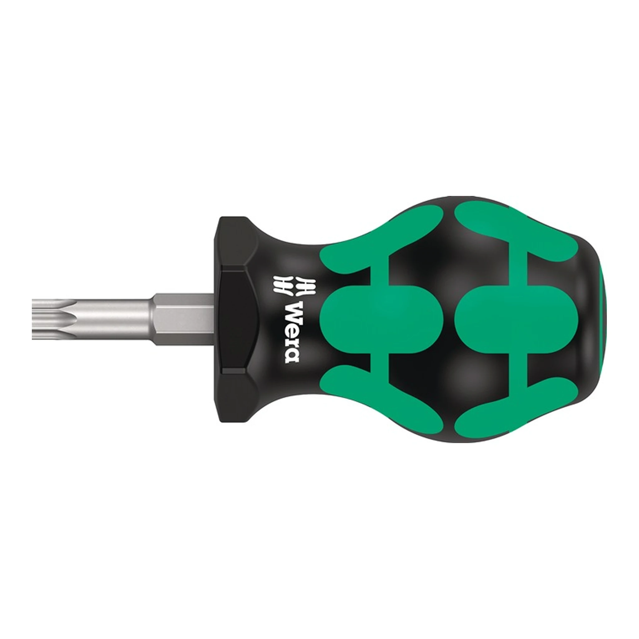WERA | Schraubendreher 367 TORX® Stubby | Größe T 30 Klingenlänge 25 mm 2-Komponentengriff