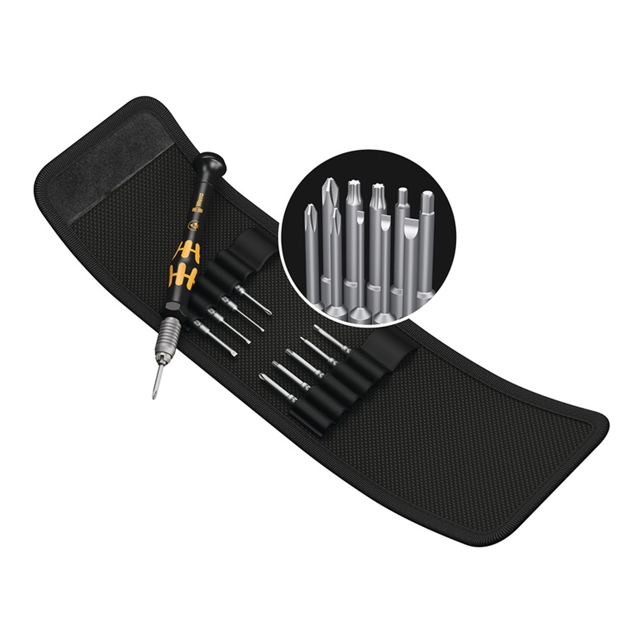 WERA | Feinmechanikerschraubendreher-Satz KK Micro-Set ESD/11 | 11 teilig Schlitz/PH/TORX®/6-KT.