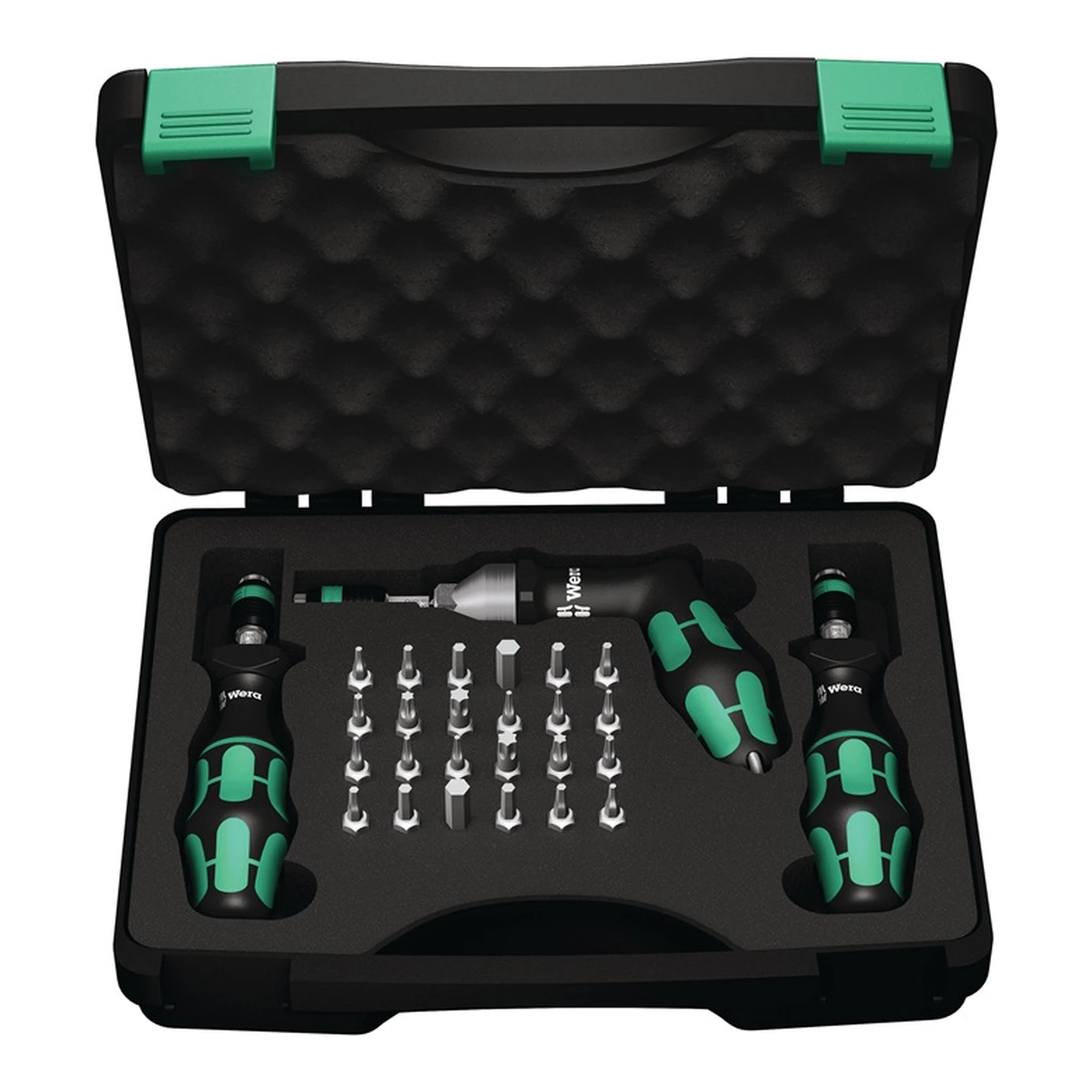 WERA | Drehmomentschraubendreher-Satz 7440/41/42 | 27-teilig 0,3-6 Nm einstellbar