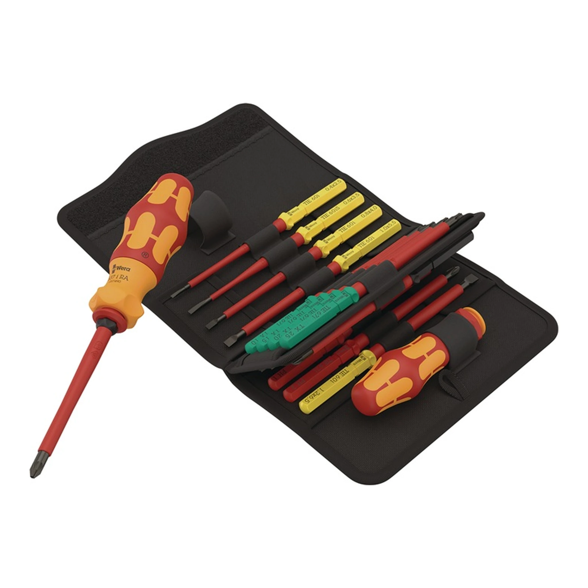 WERA | Schraubendreher-Satz Kraftform Kompakt VDE 17 RA 1 | 17-teilig Schlitz / PH / PZ / PZ/S / Torx