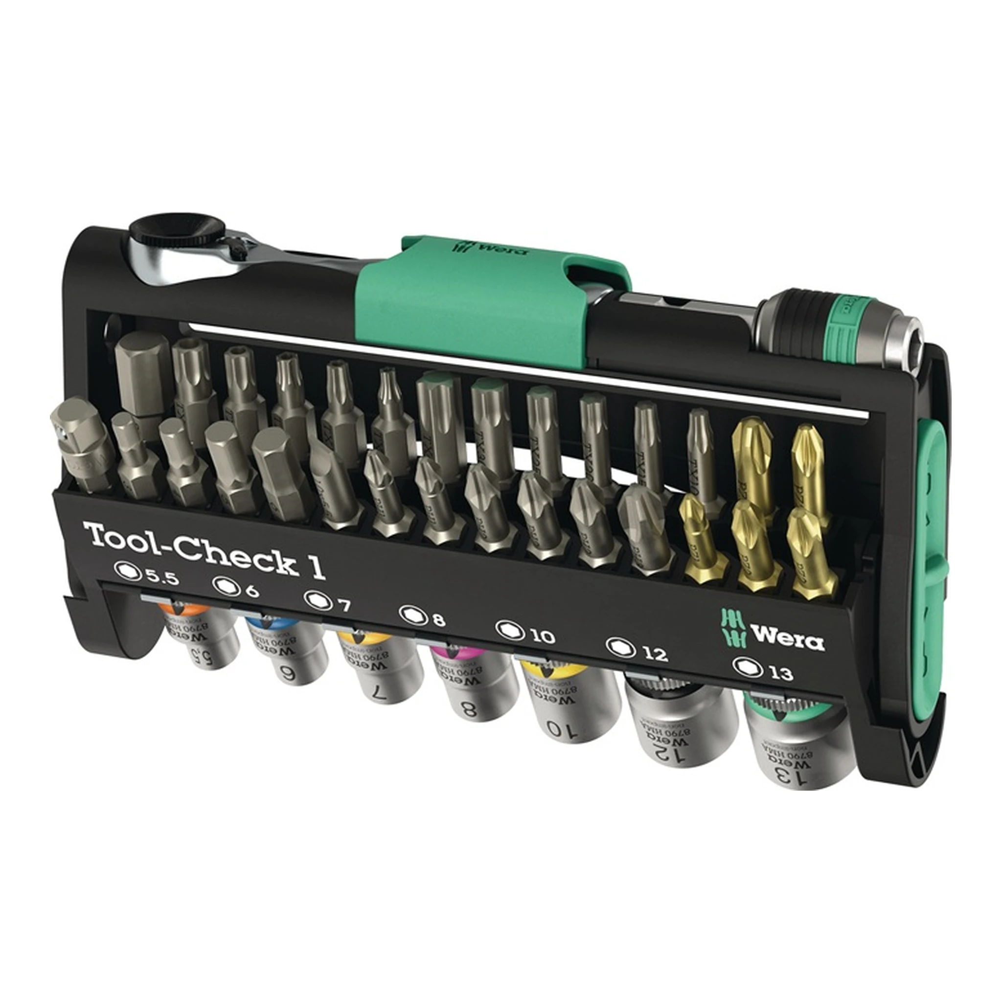 WERA | Bit-/Steckschlüssel-Set Tool-Check 1 | 38-teilig