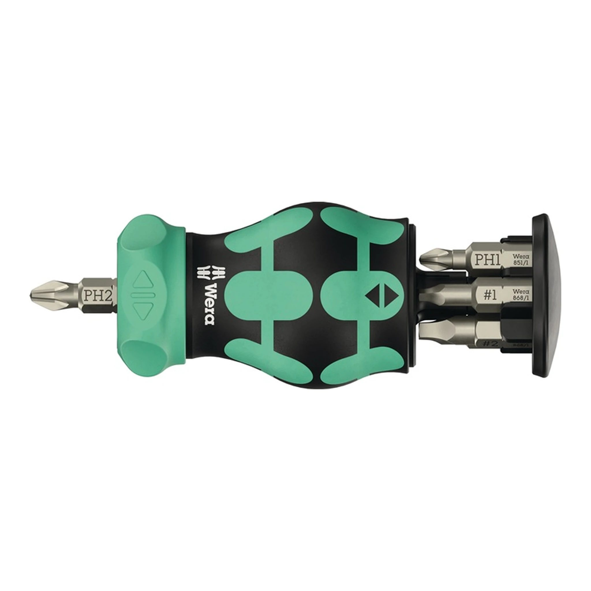WERA | Magazinbithalter KK Stubby Magazin RA 4 | 6-teilig Z Schlitz/PH/PZ/4-KT.