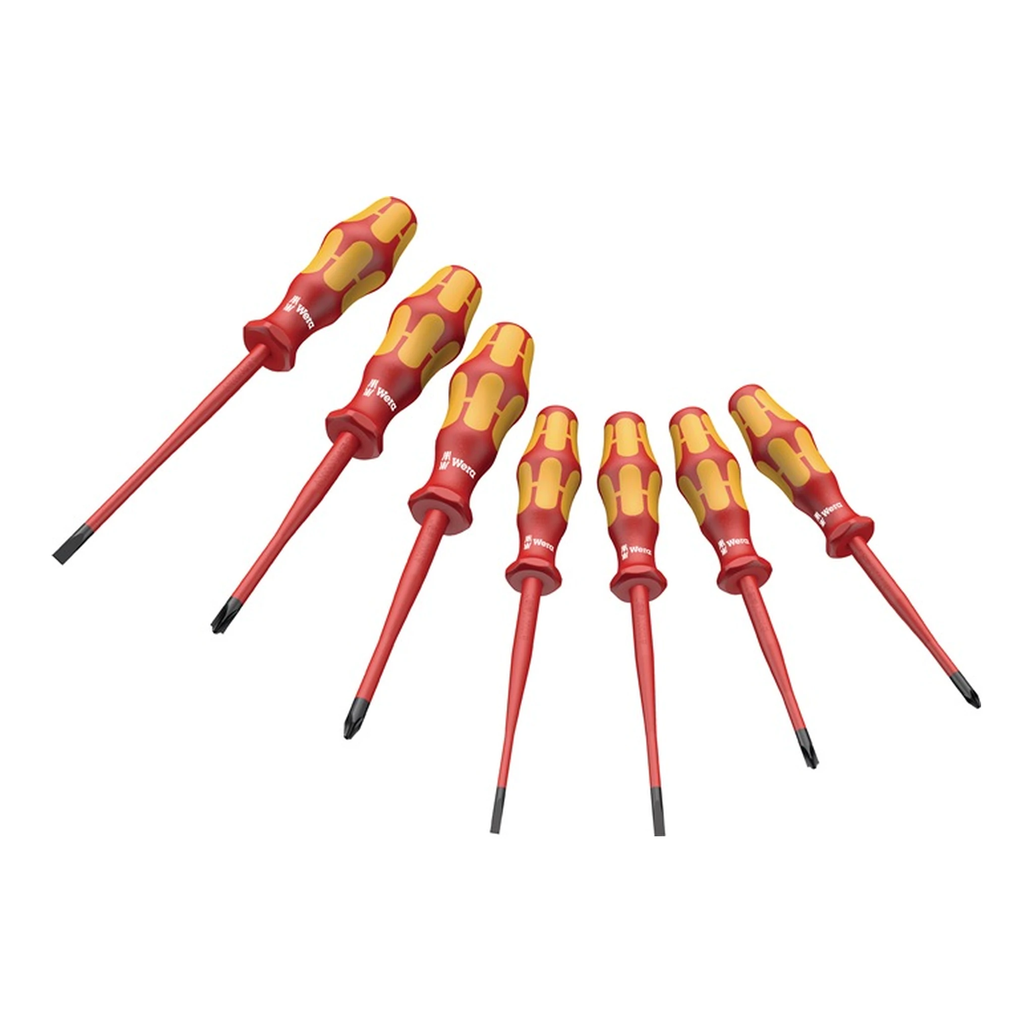 WERA | Schraubendreher-Satz 160 iSS/7 | 7-teilig Schlitz / PH / +-(SL / PZD)