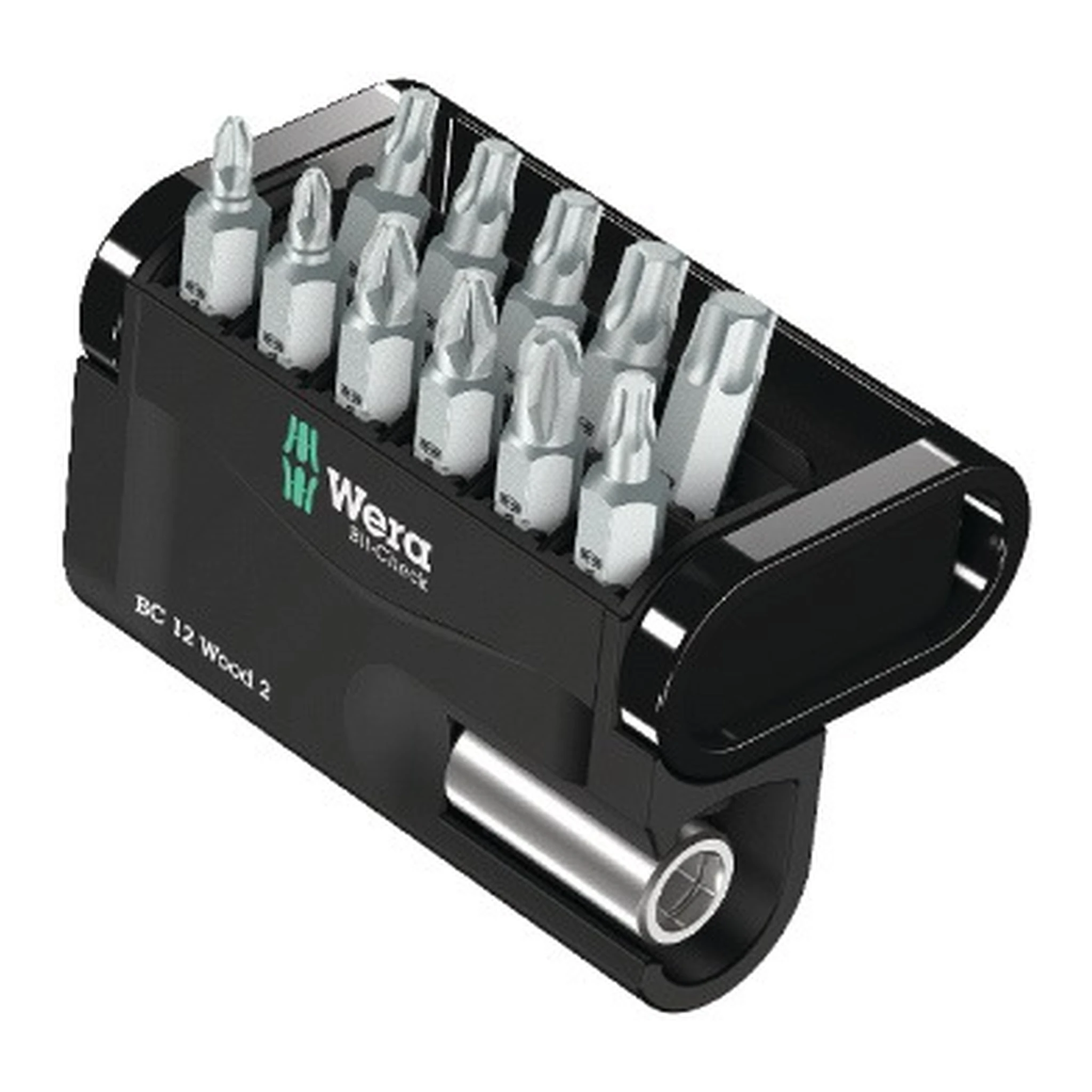 WERA | Bitsortiment Bit-Check 12 Wood 2 | 12-teilig PH/PZD/TX