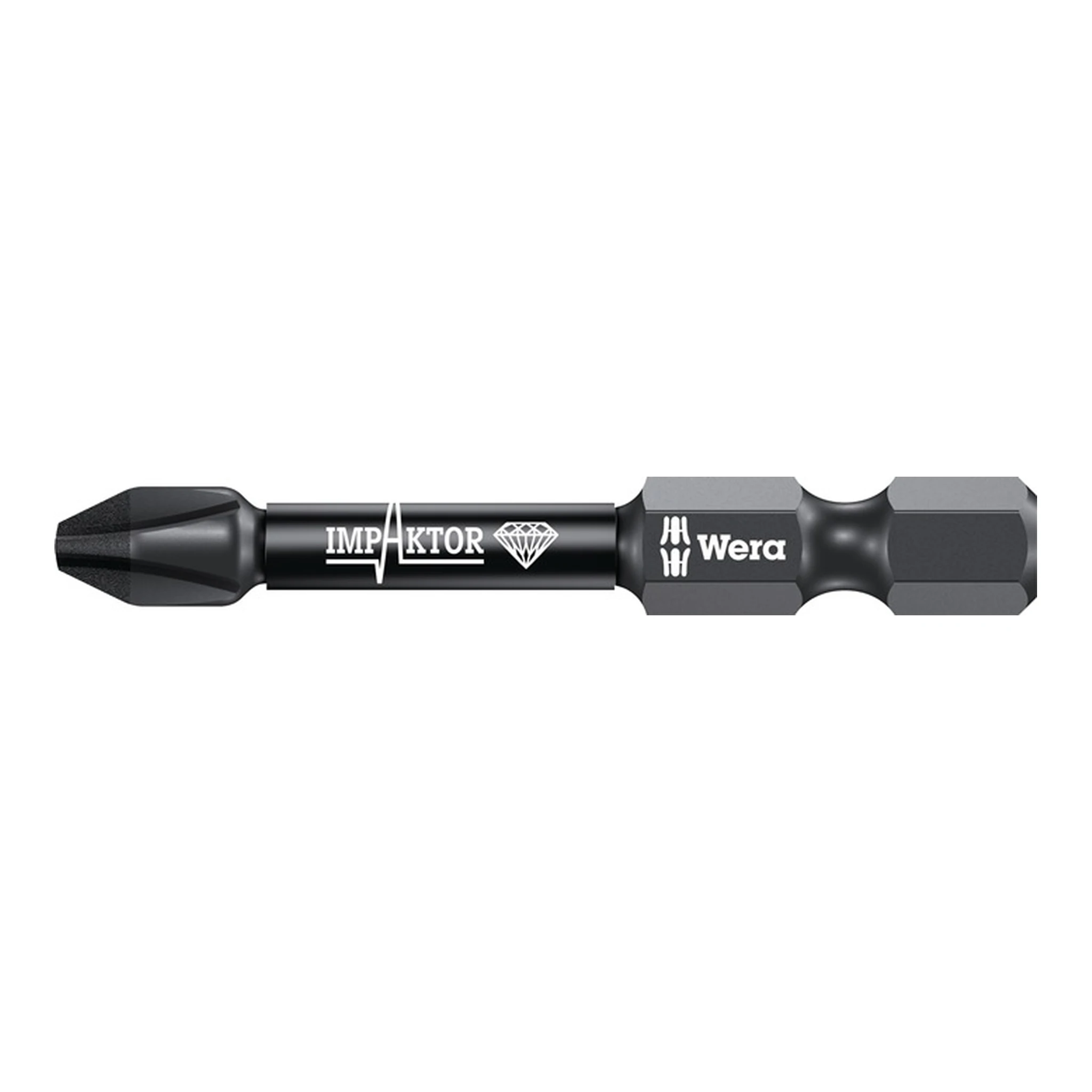 WERA | Bit 851/4 IMP DC | PH2 Länge 50 mm 1/4 ″ E6,3