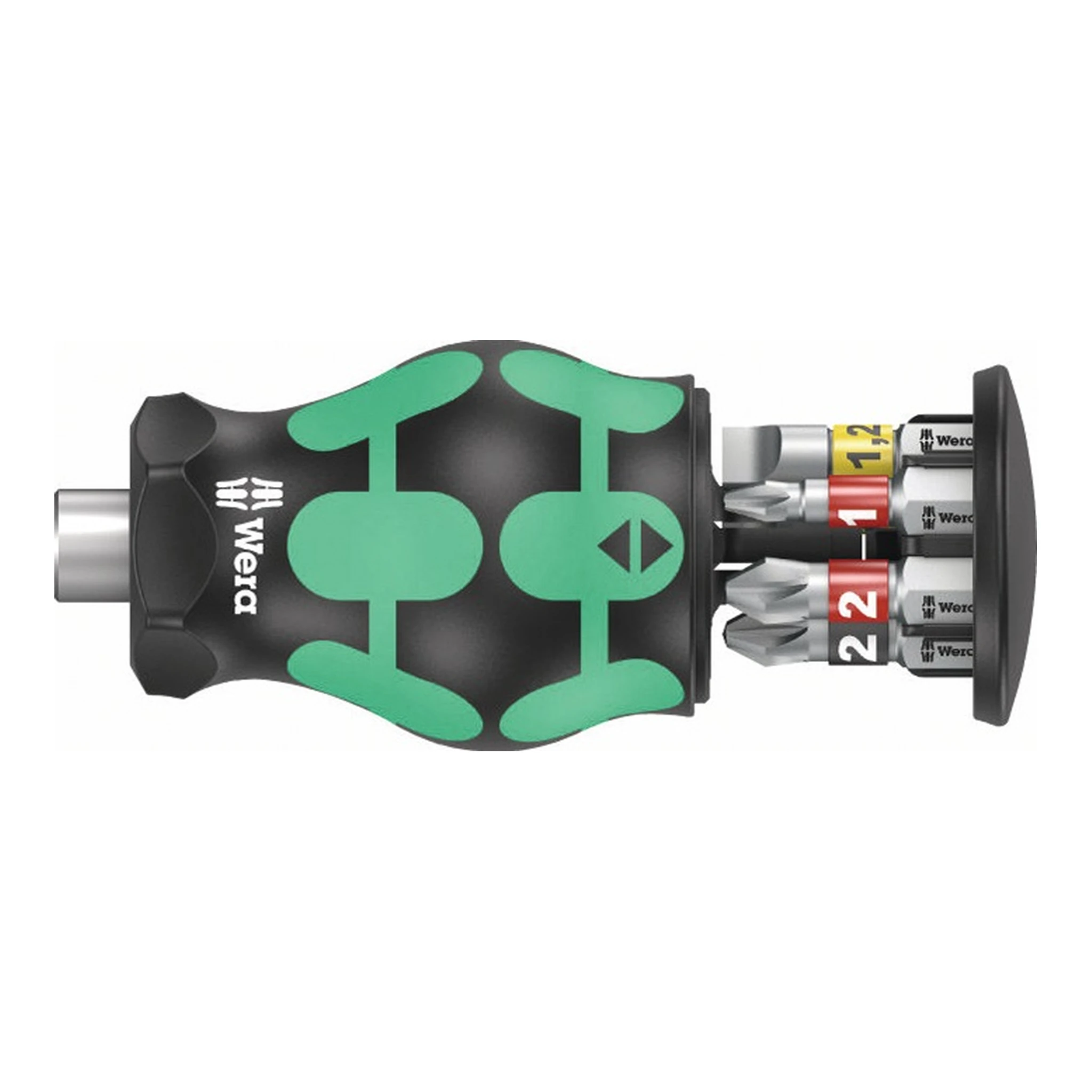 WERA | Magazinbithalter K K Stubby Magazin | 6-teilig Schlitz/PH/PZD