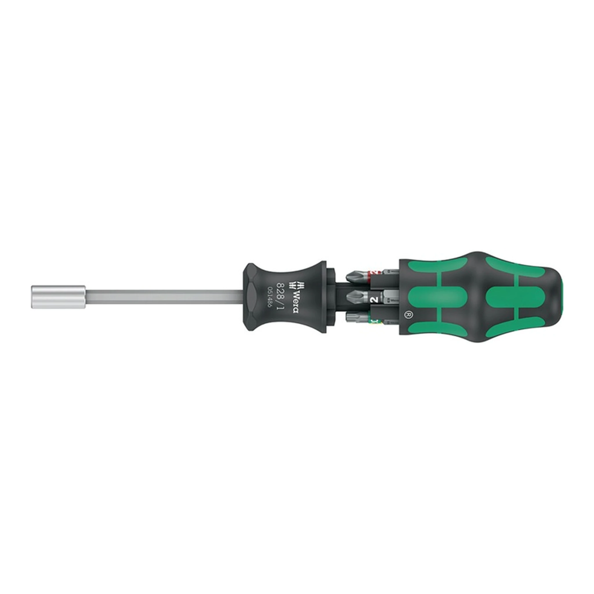WERA | Magazinbithalter KK 27 Set 1 | 7-teilig PH / PZD / TX / Schlitz