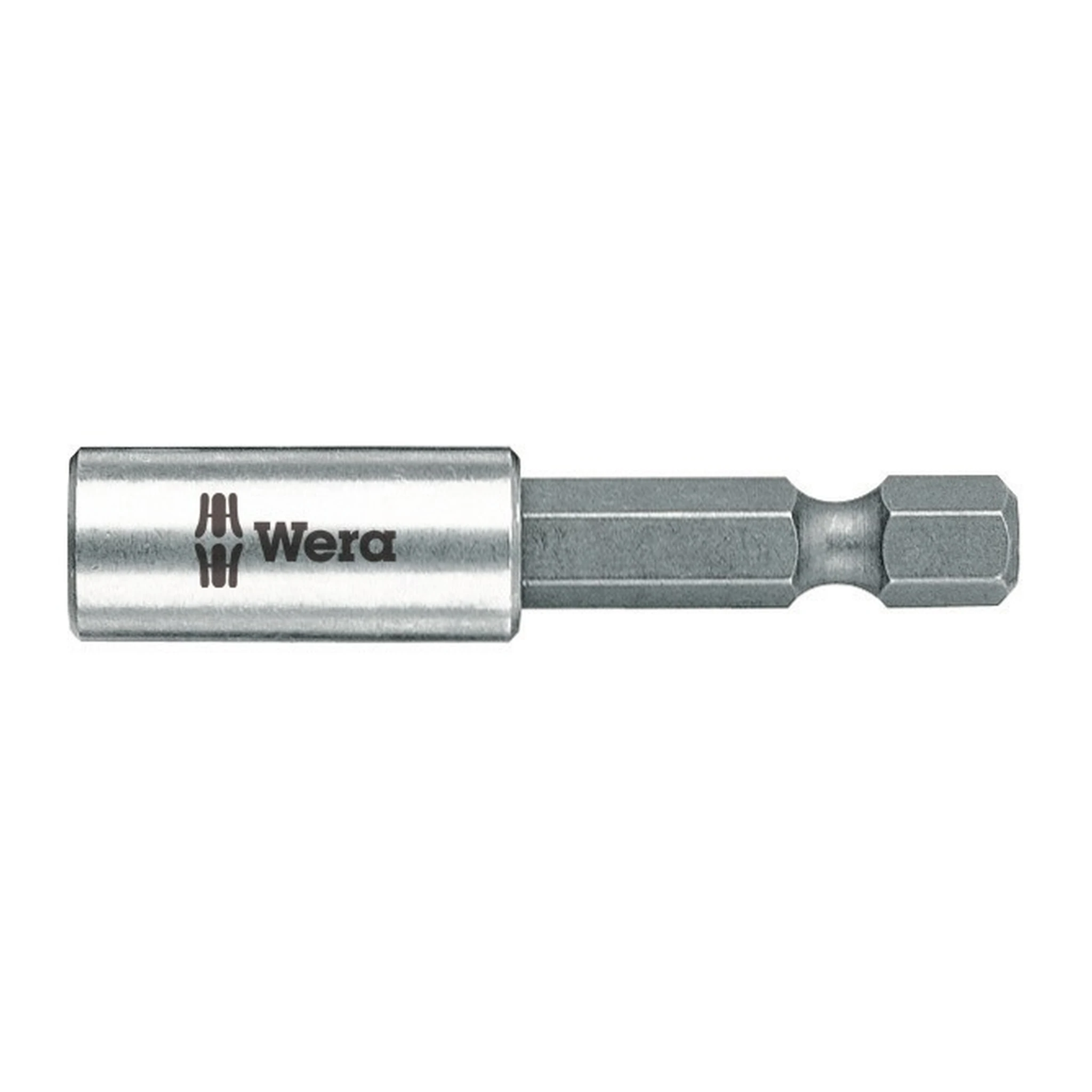 WERA | Bithalter 899/4/1 | 1/4 ″ F 6,3 1/4 ″ 1/4 ″ C 6,3 Magnet, Sprengring Länge 100 mm