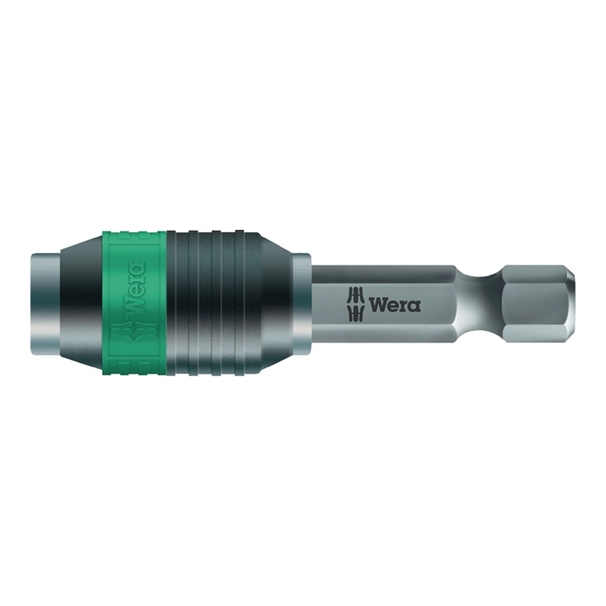 WERA | Bithalter 889/4/1 K Rapidaptor | 1/4 ″ F 6,3 1/4 ″ C 6,3 + E 6,3 Schnellwechselfutter