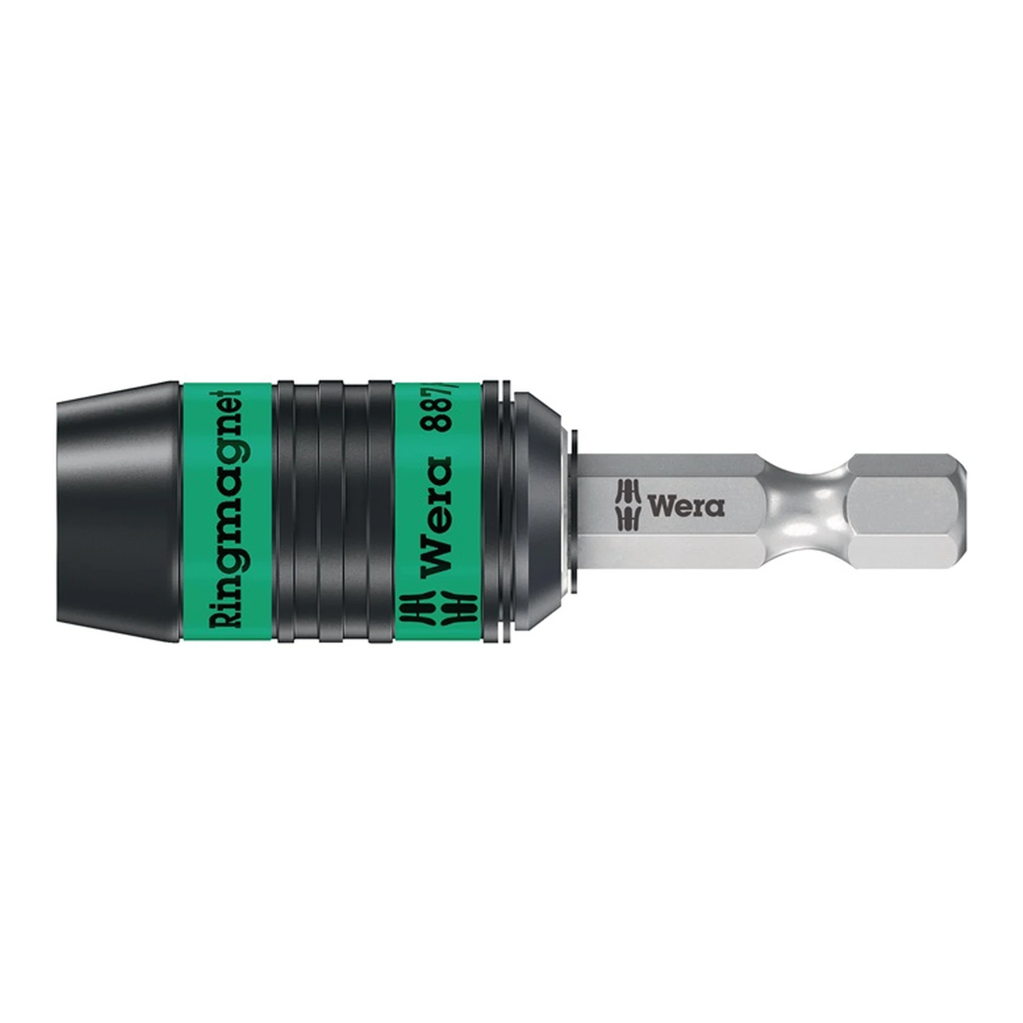WERA | Bithalter 887/4 RR Rapidaptor | 1/4 ″ F 6,3 1/4 ″ C 6,3 + E 6,3 Schnellwechselfutter