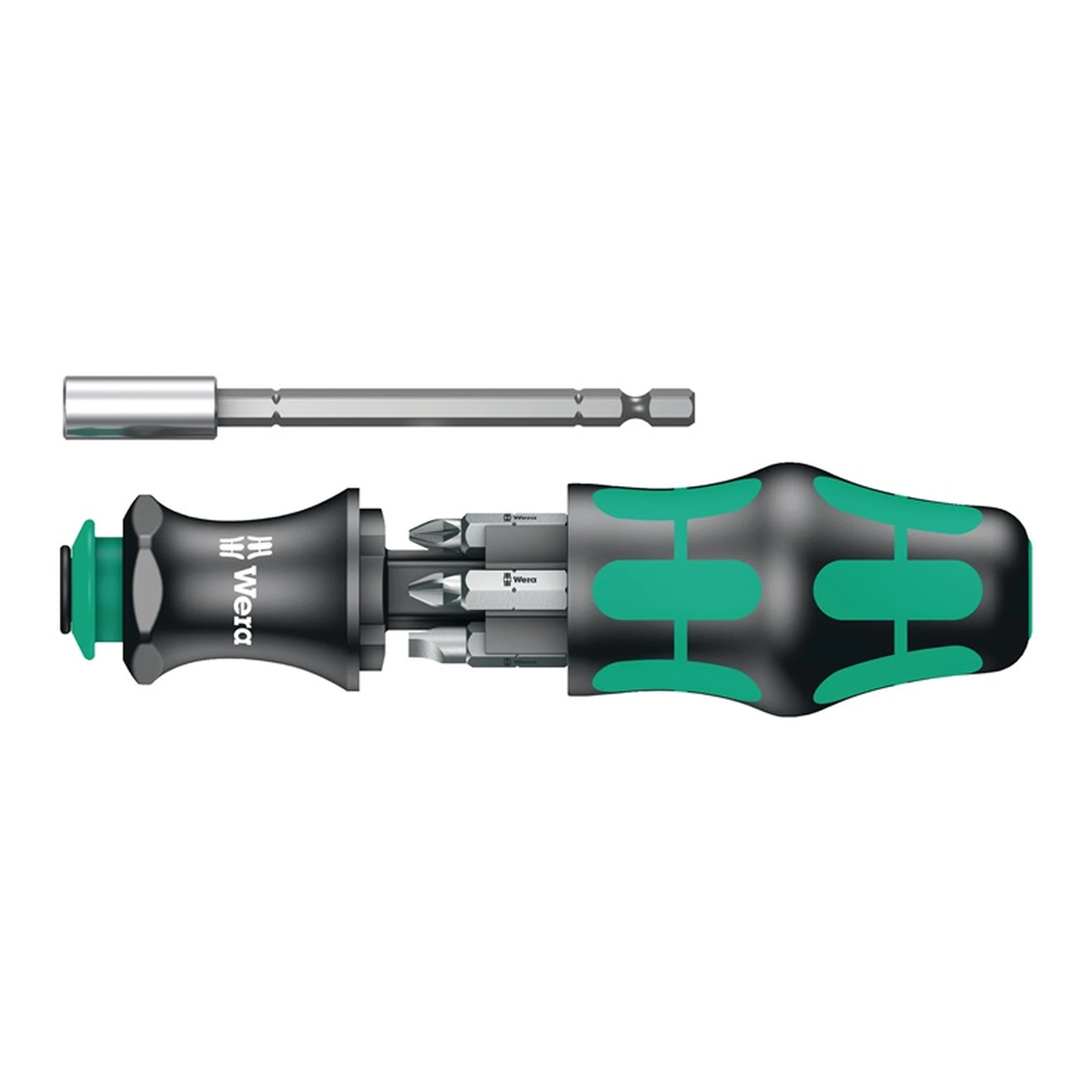 WERA | Magazinbithalter KK 28 | 8-teilig Schlitz / PH / PZD