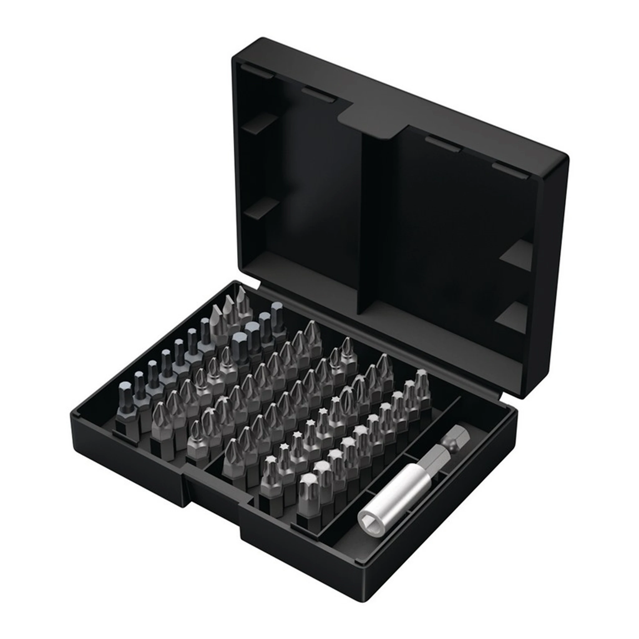 WERA | Bitsortiment Bit-Safe Classic 4 | 61-teilig Schlitz/PH/PZD/TX/6Kt.