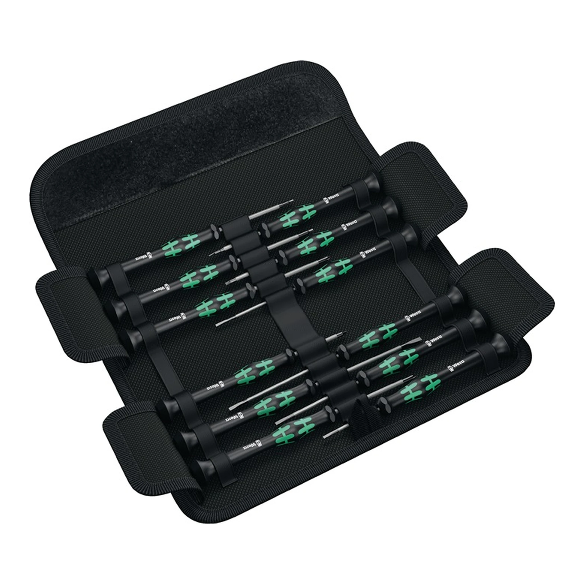 WERA | Feinmechanikerschraubendreher-Satz K Micro-Set/12 SB 1 | 12 teilig Schlitz/PH/6-KT./TORX®