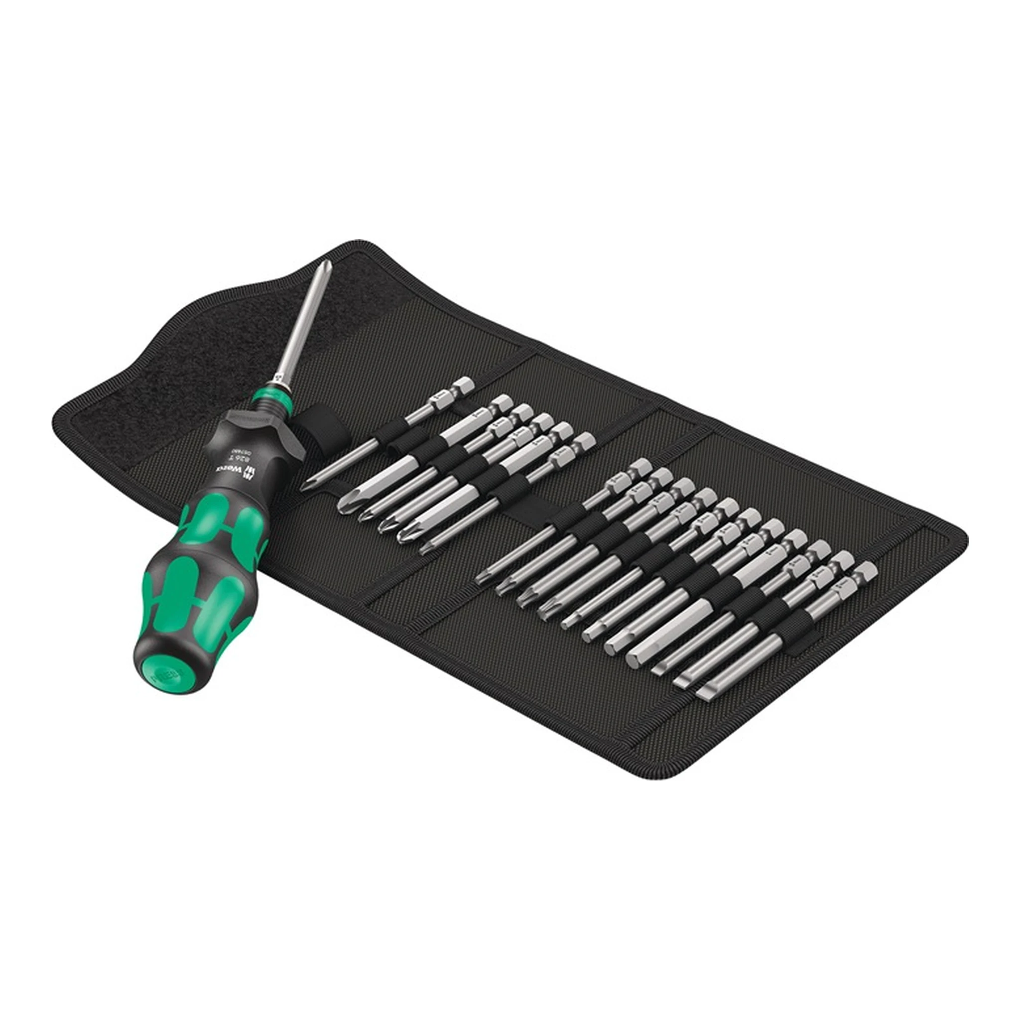 WERA | Bitsortiment KK Turbo 1 | 19-teilig Schlitz/PH/PZD/TORX®/6Kt.