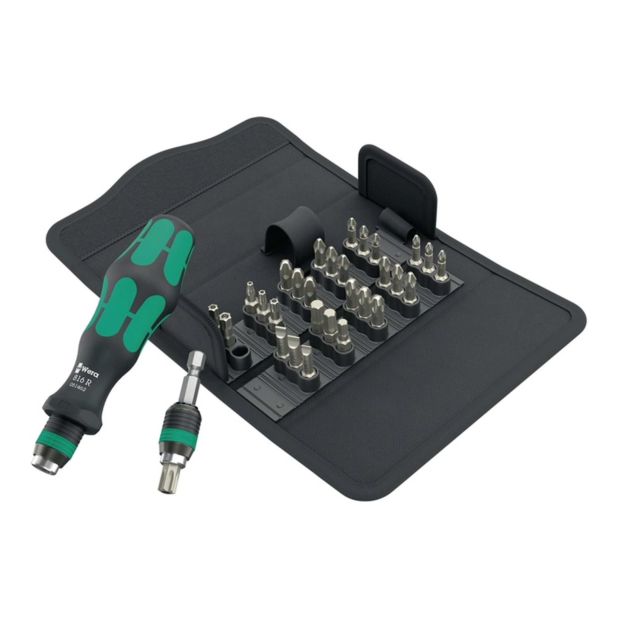WERA | Bitsortiment Kraftform Kompakt 70 Allround | 32-teilig Schlitz/PH/PZD/TX-BO/6Kt.