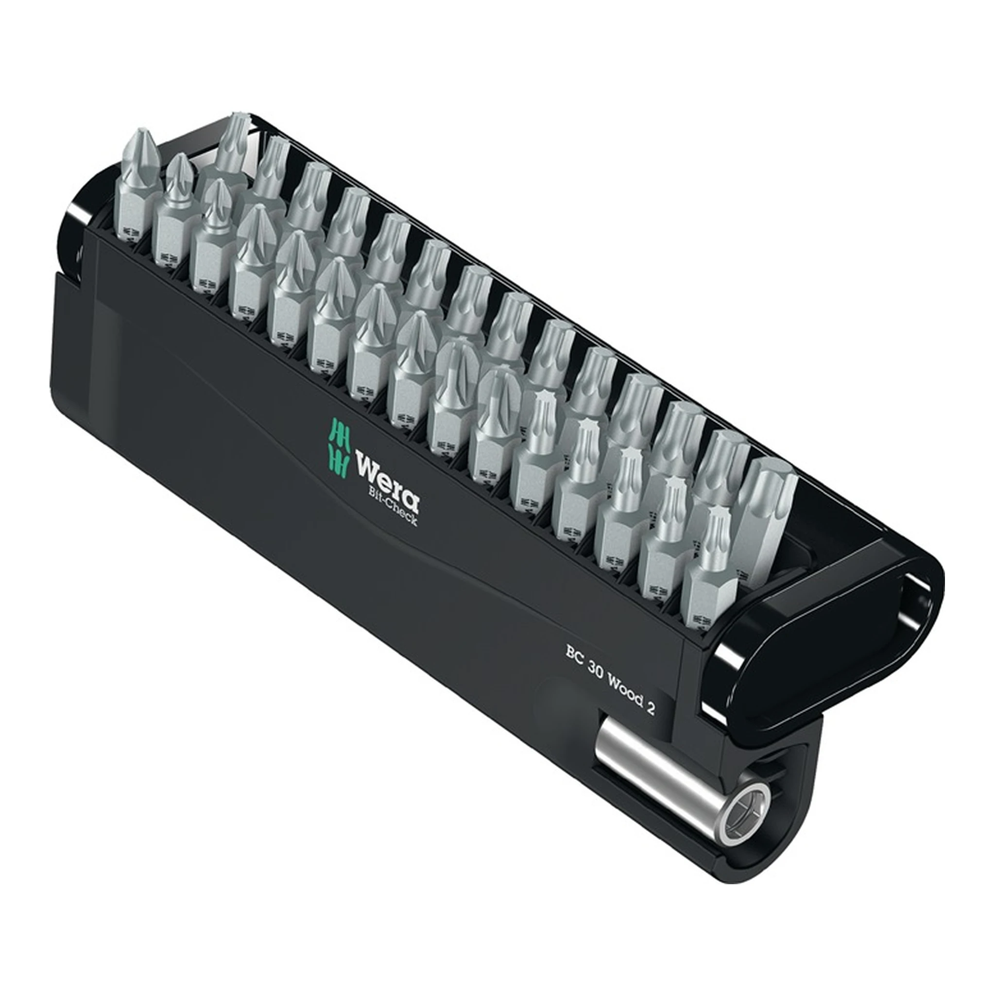 WERA | Bitsortiment Bit-Check 30 Wood 2 | 30-teilig PH/PZD/TX