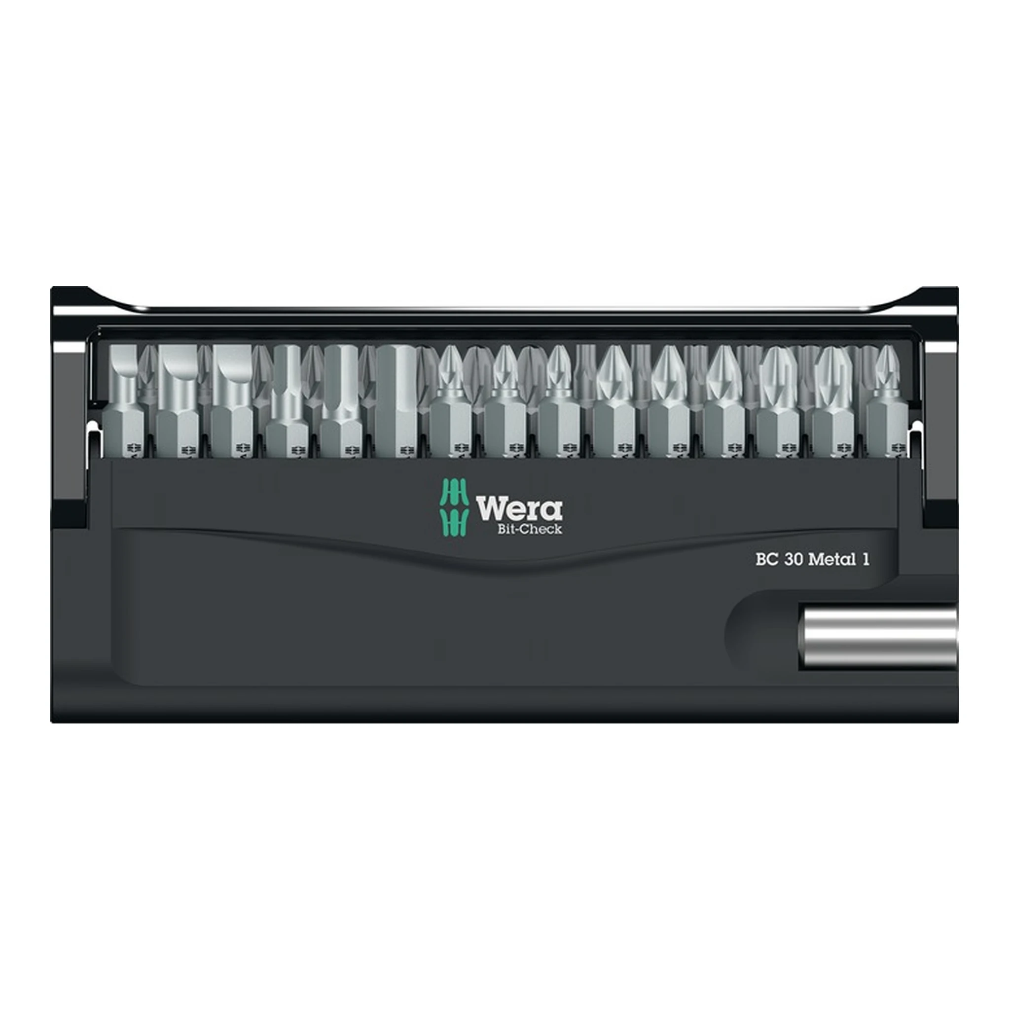 WERA | Bitsortiment Bit-Check 30 Metal 1 | 30-teilig Schlitz/PH/PZD/TX/6Kt. – Bild 2