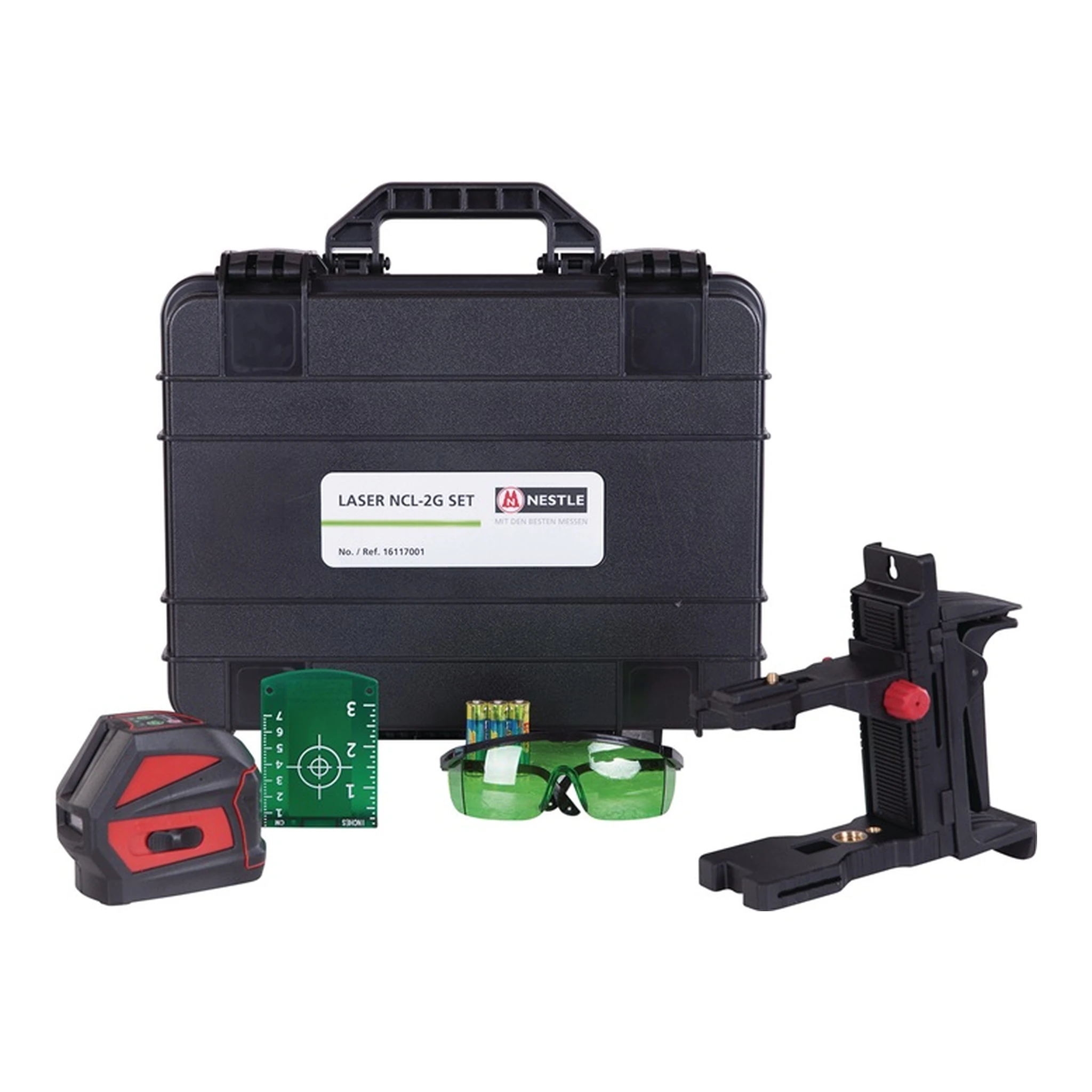 NESTLE | Kreuzlinienlaser NCL-2G SET | 20 (50 m. Empfänger) m ± 3 mm/10 m
