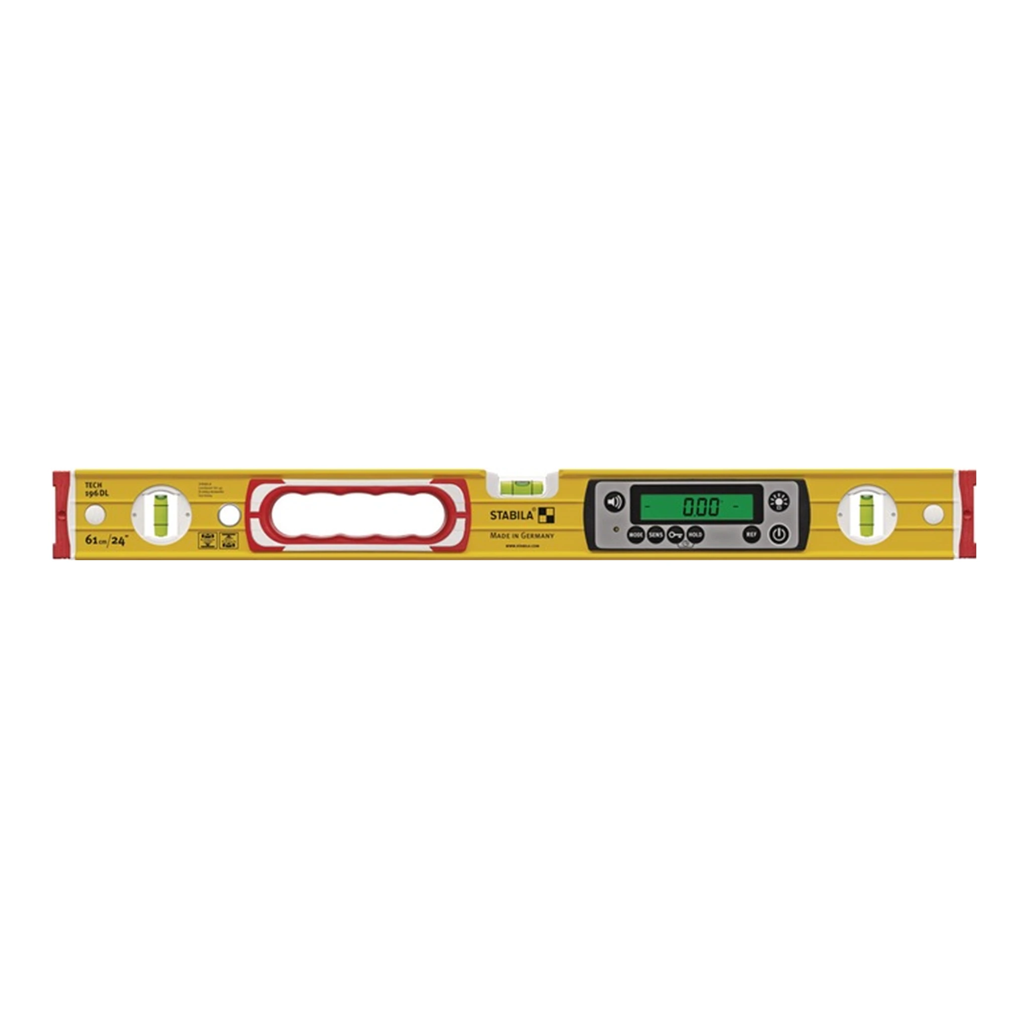 STABILA | Elektronikwasserwaage TECH 196 DL | 61 cm Aluminium gelb