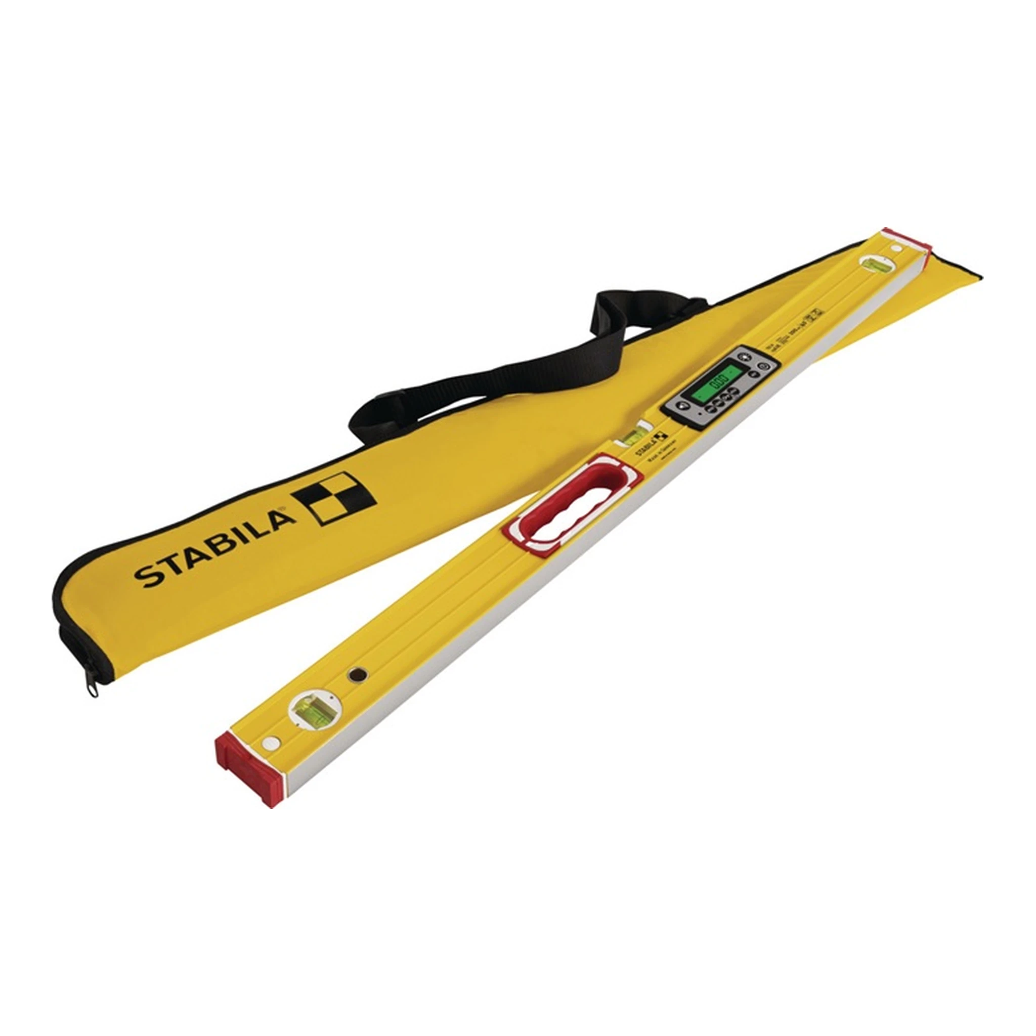 STABILA | Elektronikwasserwaage TECH 196 DL | 100 cm Aluminium gelb