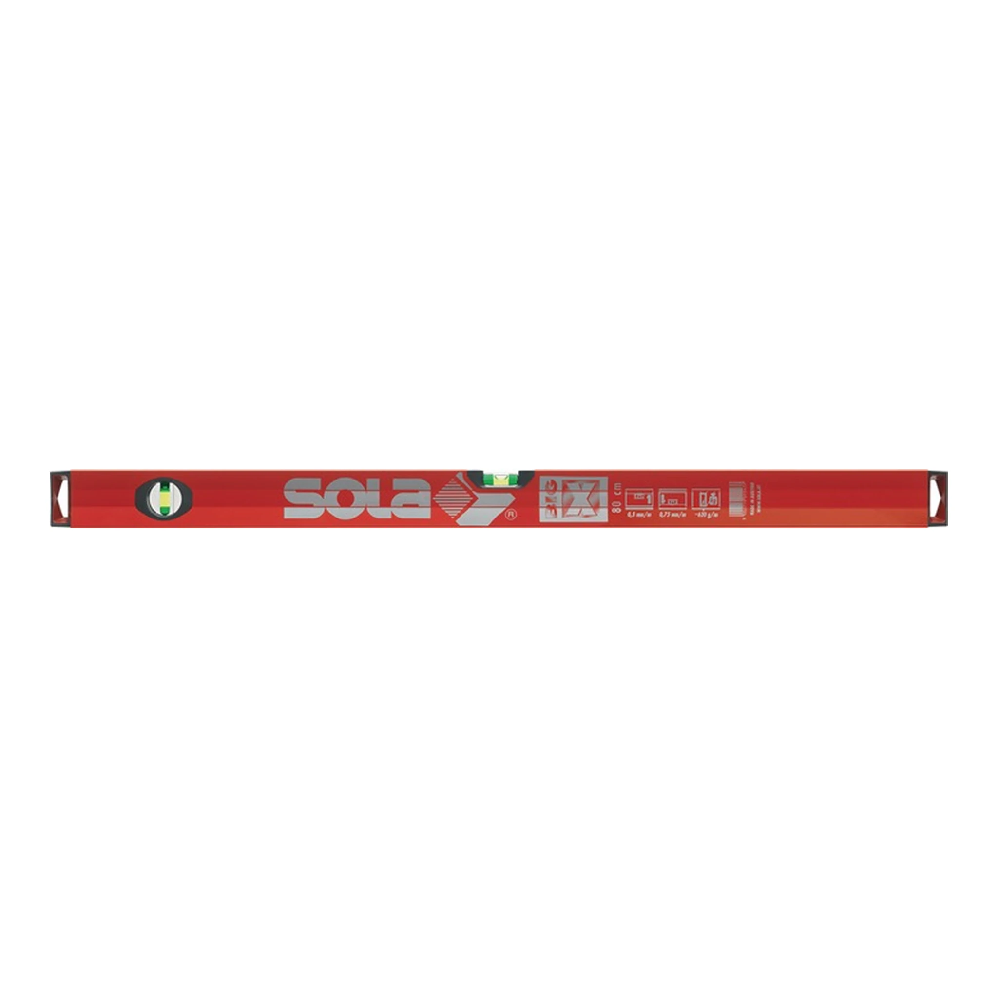 SOLA | Wasserwaage BIG X | 30 cm Aluminium rot